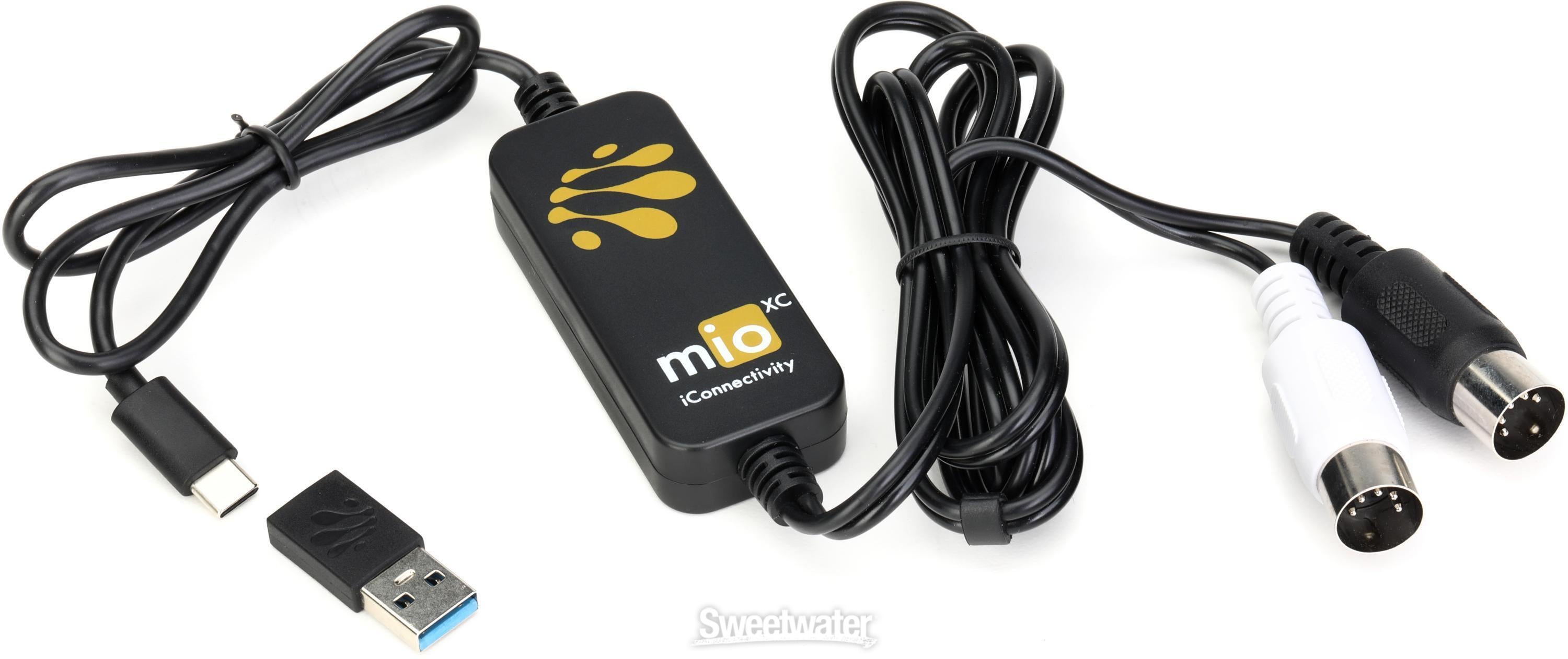 iConnectivity mioXC 1x1 USB-C MIDI Interface | Sweetwater