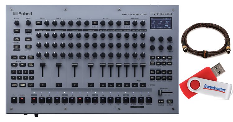 Roland TR-1000 Rhythm Creator with MIDI Cable and USB Drive