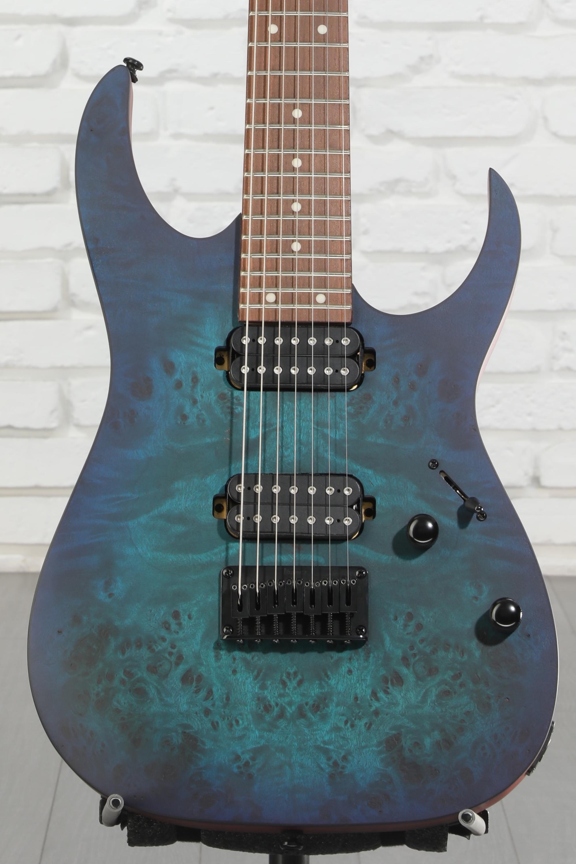 Ibanez RG7421PB Electric Guitar - Sapphire Blue Flat | Sweetwater