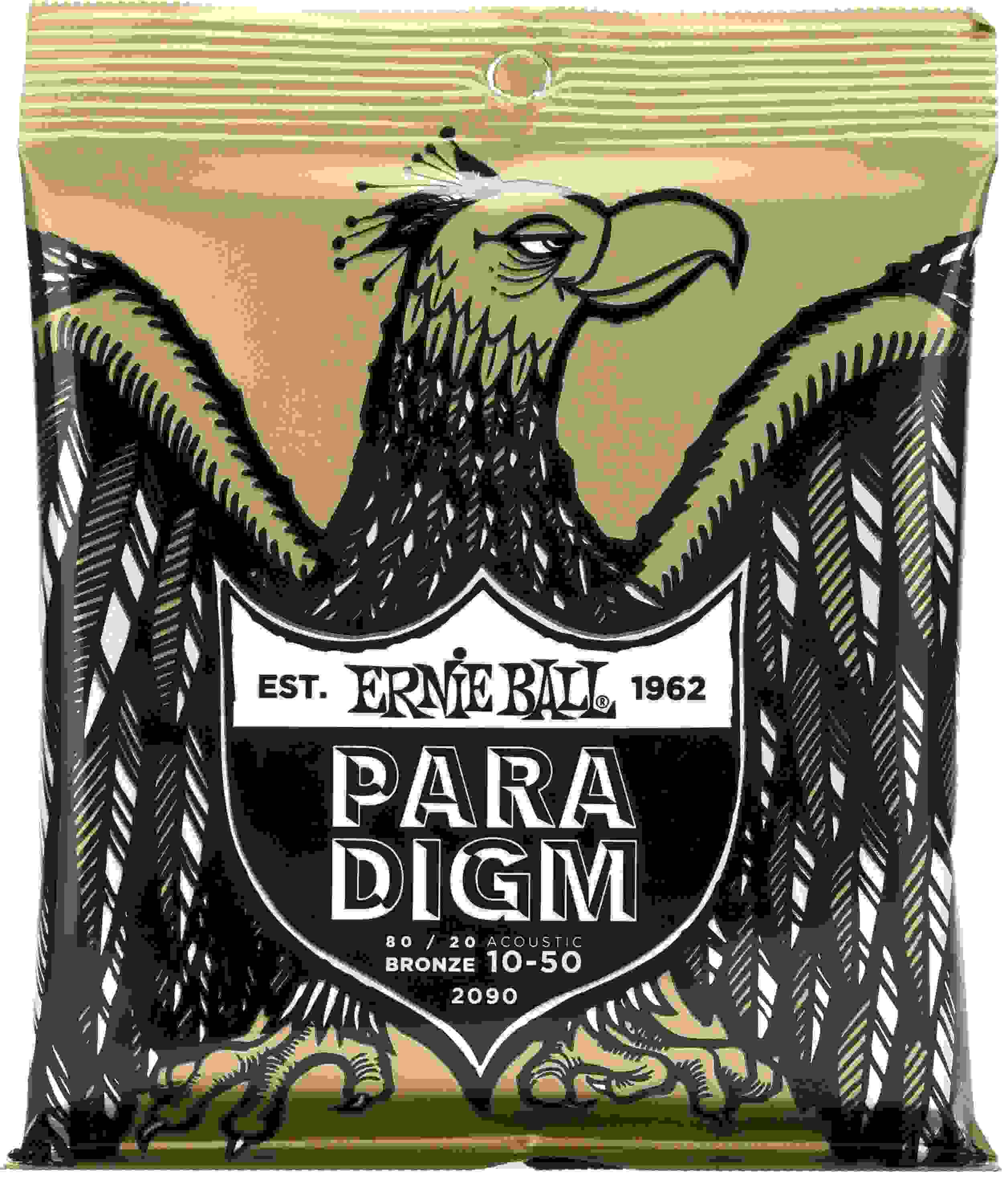 Ernie Ball 2090 Paradigm 80/20 Bronze Acoustic Guitar Strings - .010-.050 Extra Light