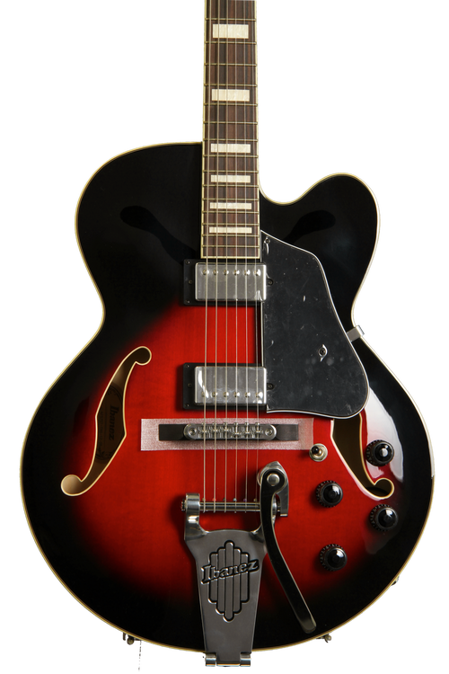 Ibanez AFS75 - Artcore, Transparent Red Sunbur | Sweetwater