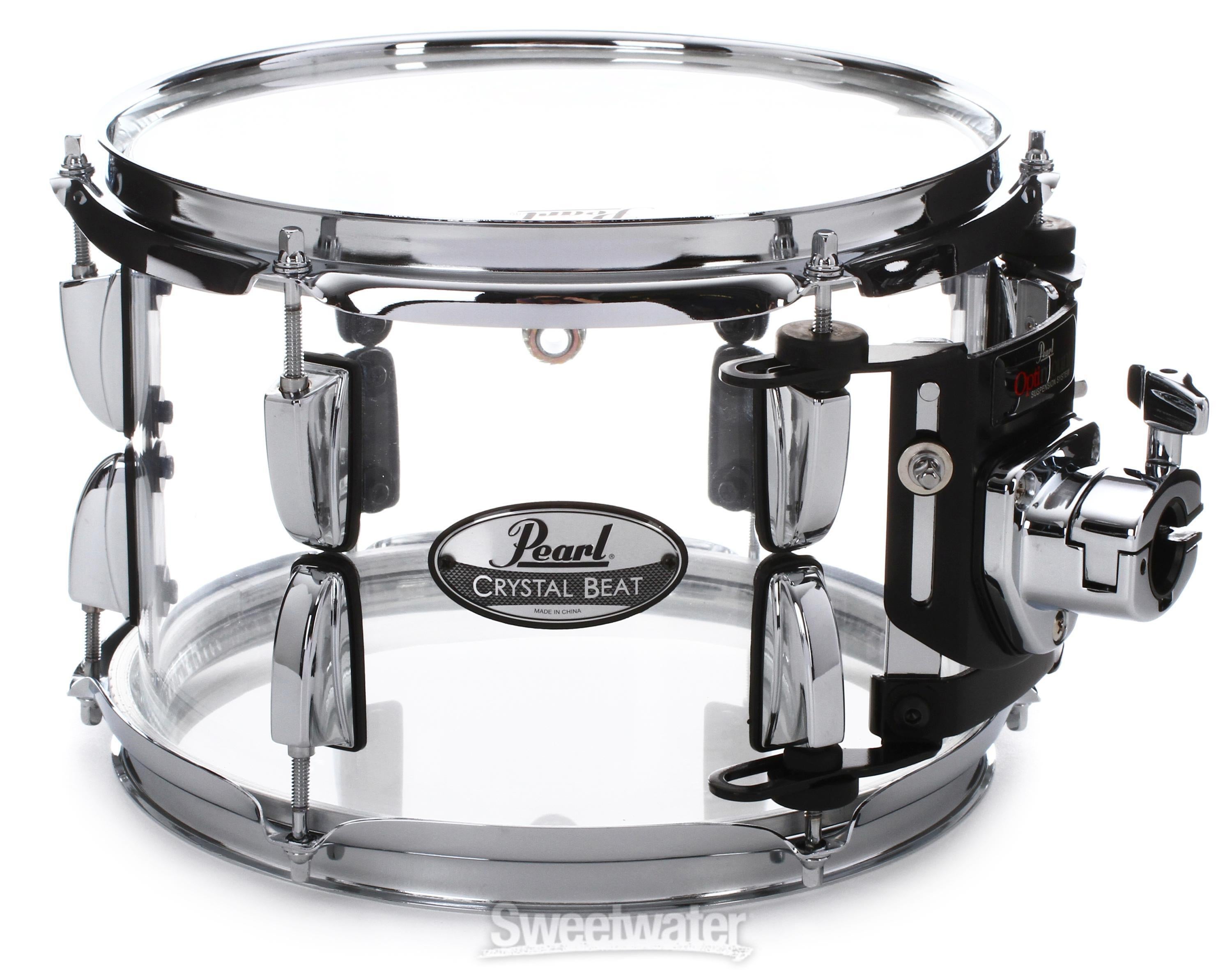 Pearl crystal deals drum set