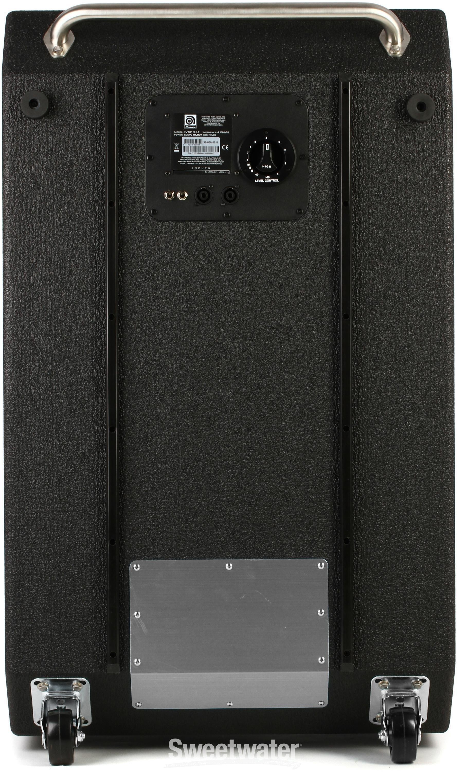 Ampeg SVT-610HLF 6 x 10-inch 600-watt Bass Cabinet with Horn