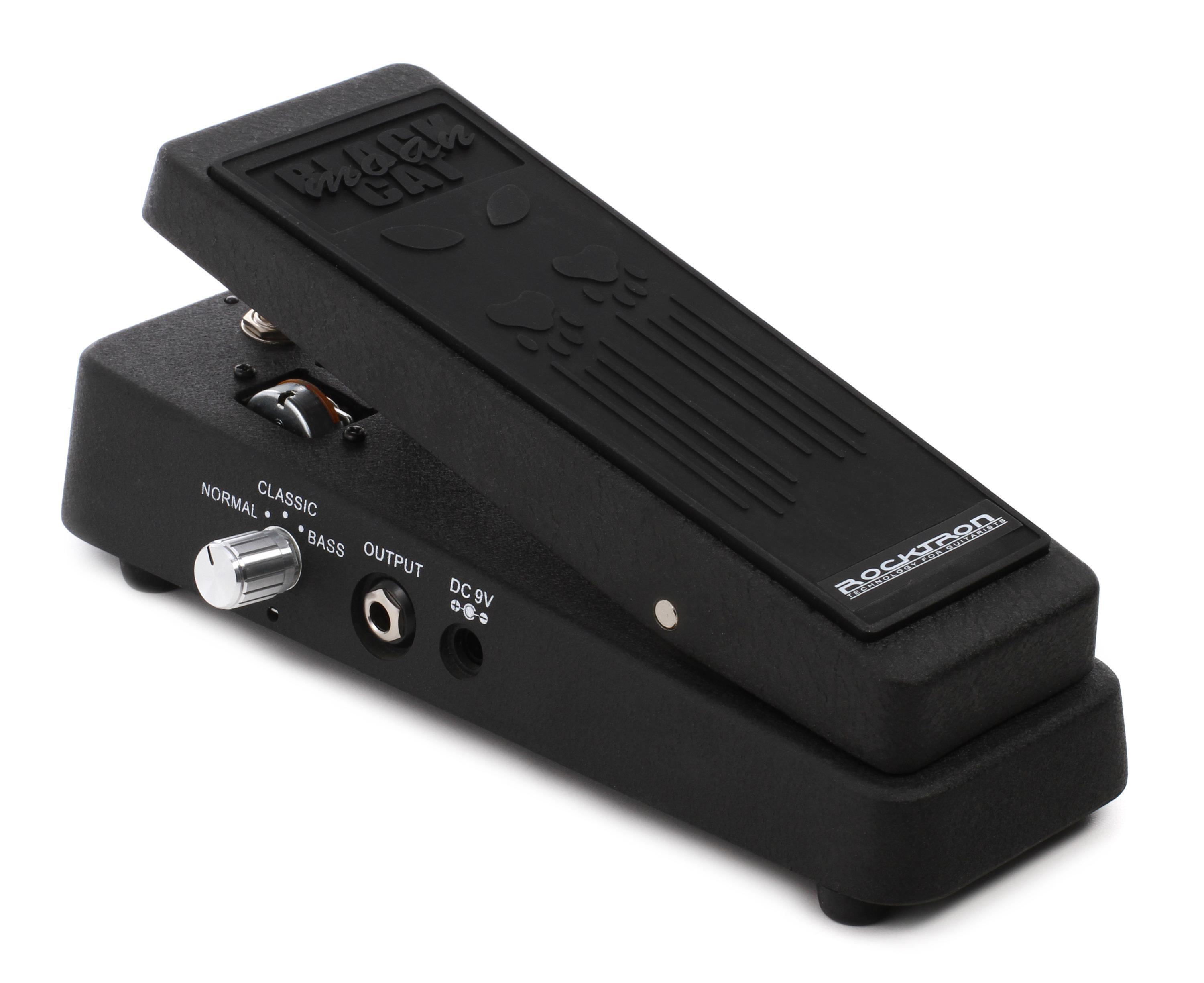 Rocktron Black Cat Moan Wah Pedal with Distortion | Sweetwater