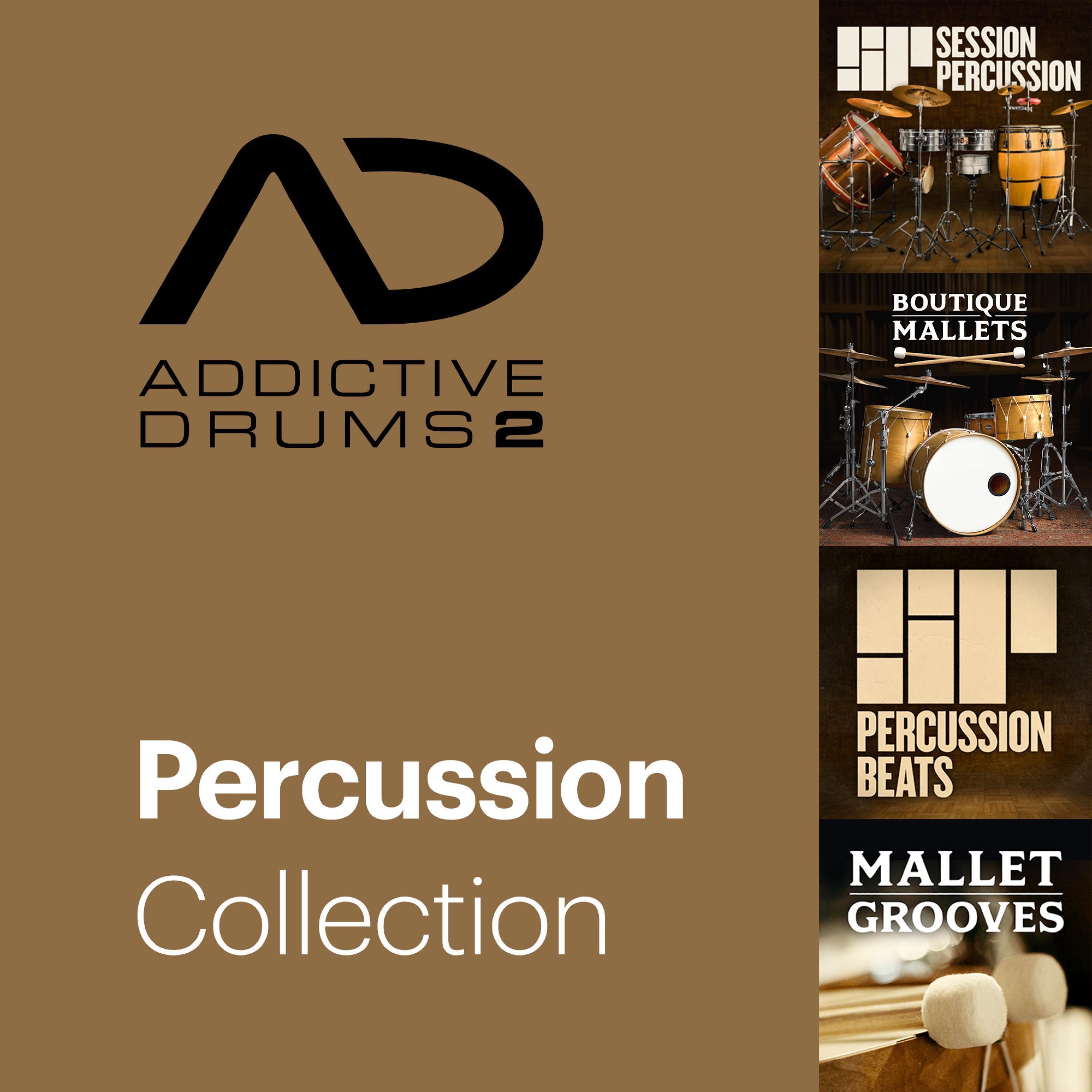 XLN Audio Addictive Drums 2 Percussion Collection Expansion Pack Sweetwater