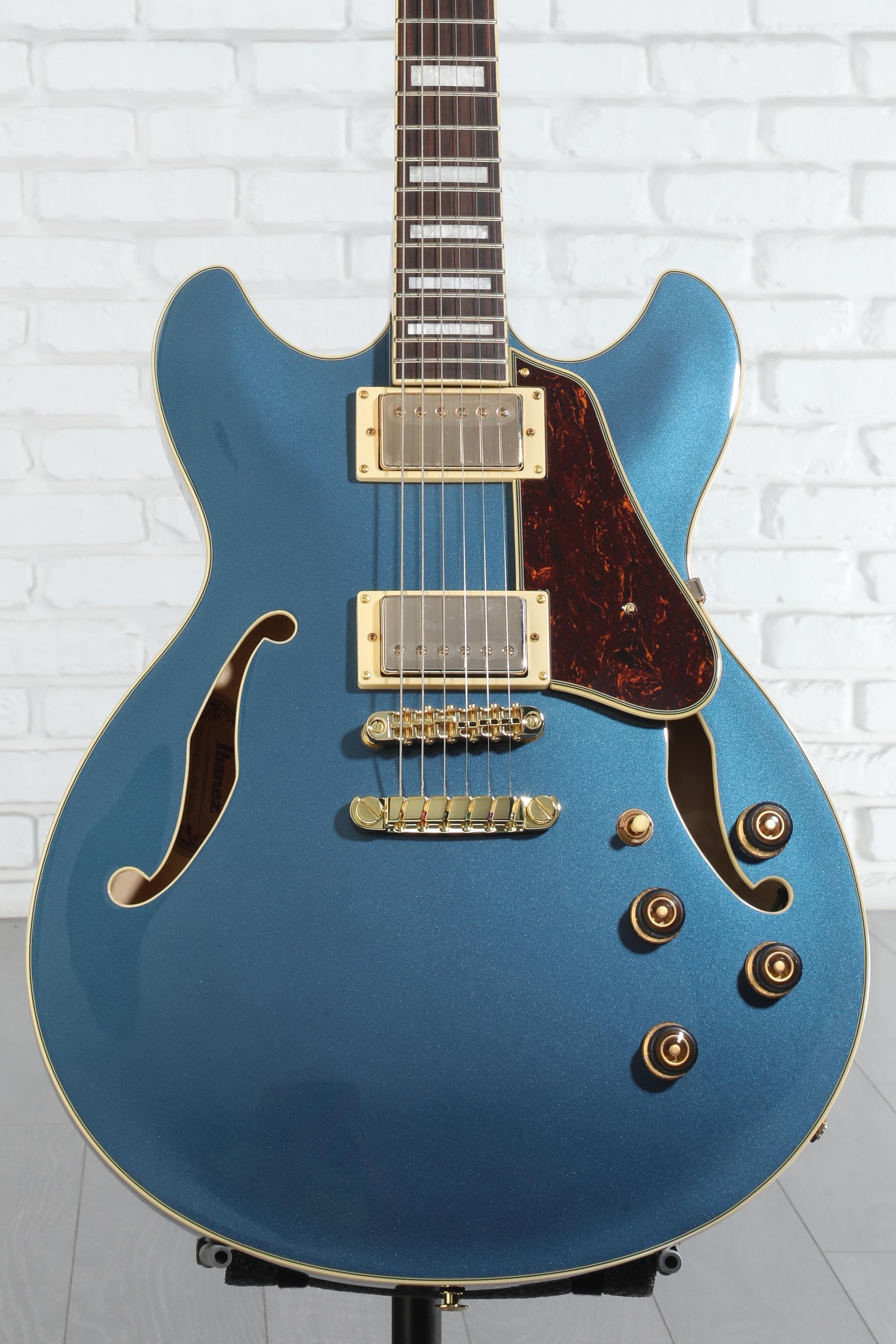 Ibanez 日本製 blue Ibanez Artcore AS73G Semi-hollow Electric Guitar - Prussian Blue