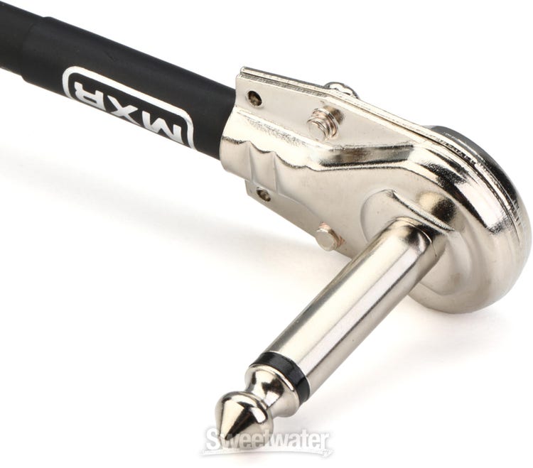 MXR 3PDCP06 Right Angle to Right Angle Pedalboard Patch Cable - 6-inch (3-pack)