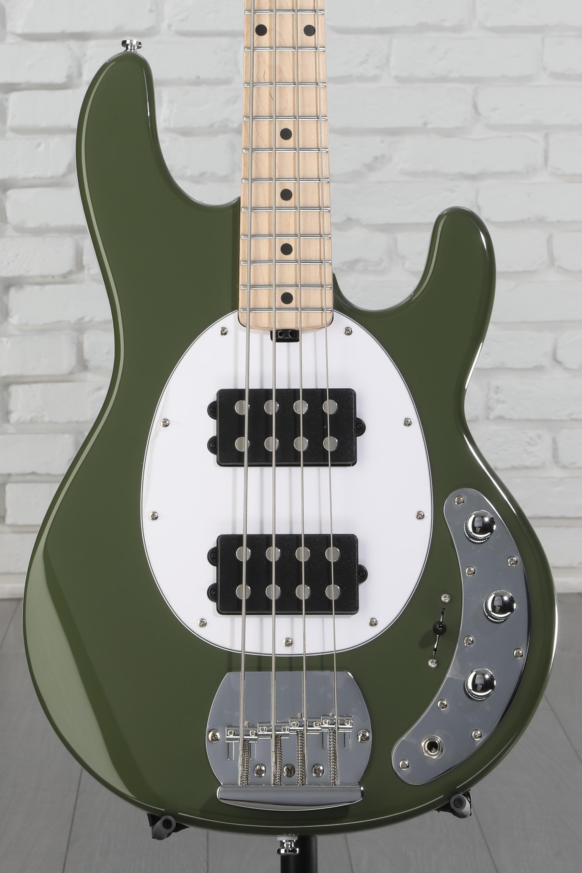 Sterling By Music Man StingRay RAY4HH Bass Guitar - Olive