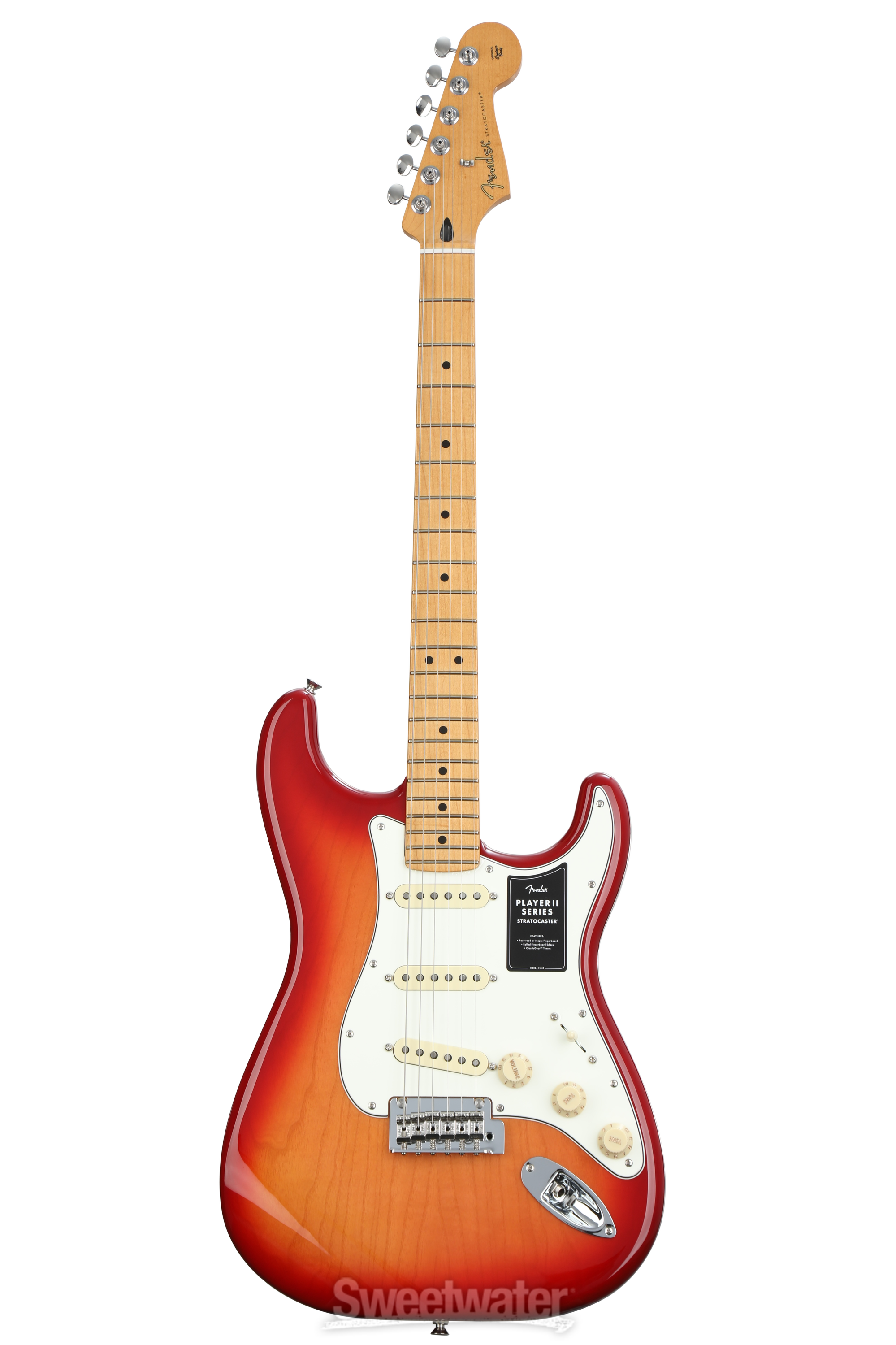 Fender Player II Stratocaster Electric Guitar - Aged Cherry Burst