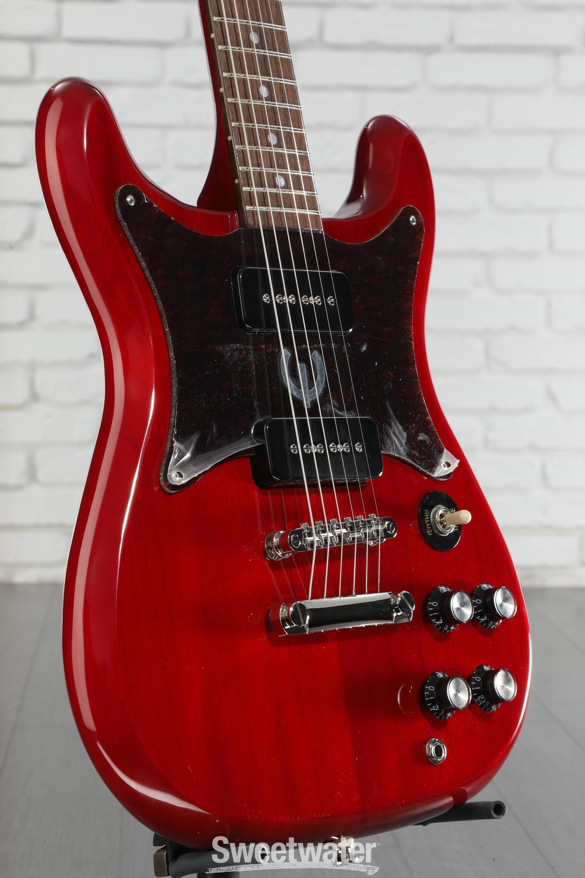 ギター Epiphone Wilshire P-90 Cherry Epi Wilshire P-90s Cherry – Motor City Guitar