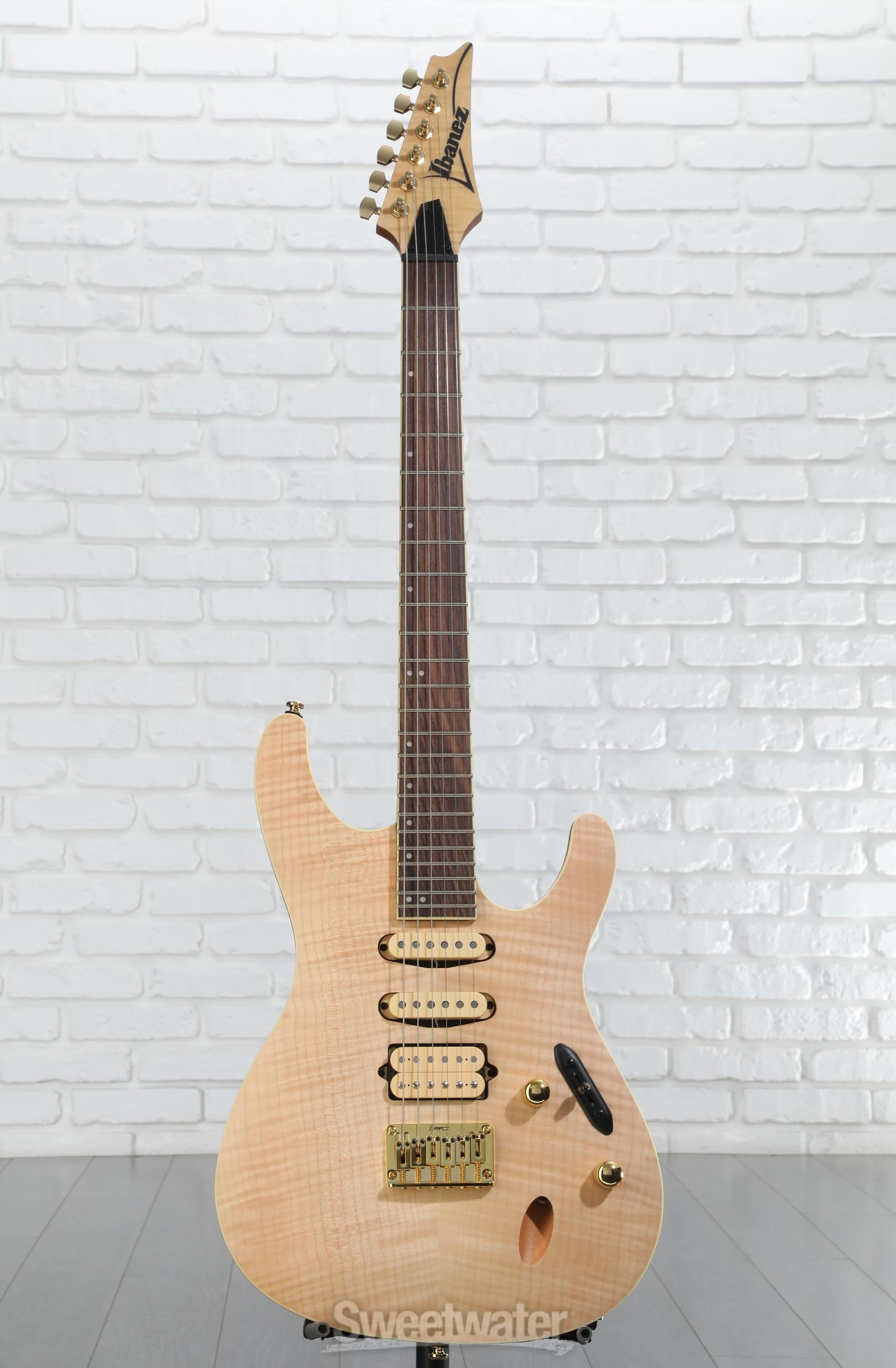 Ibanez Standard SEW761FM Electric Guitar - Natural Flat
