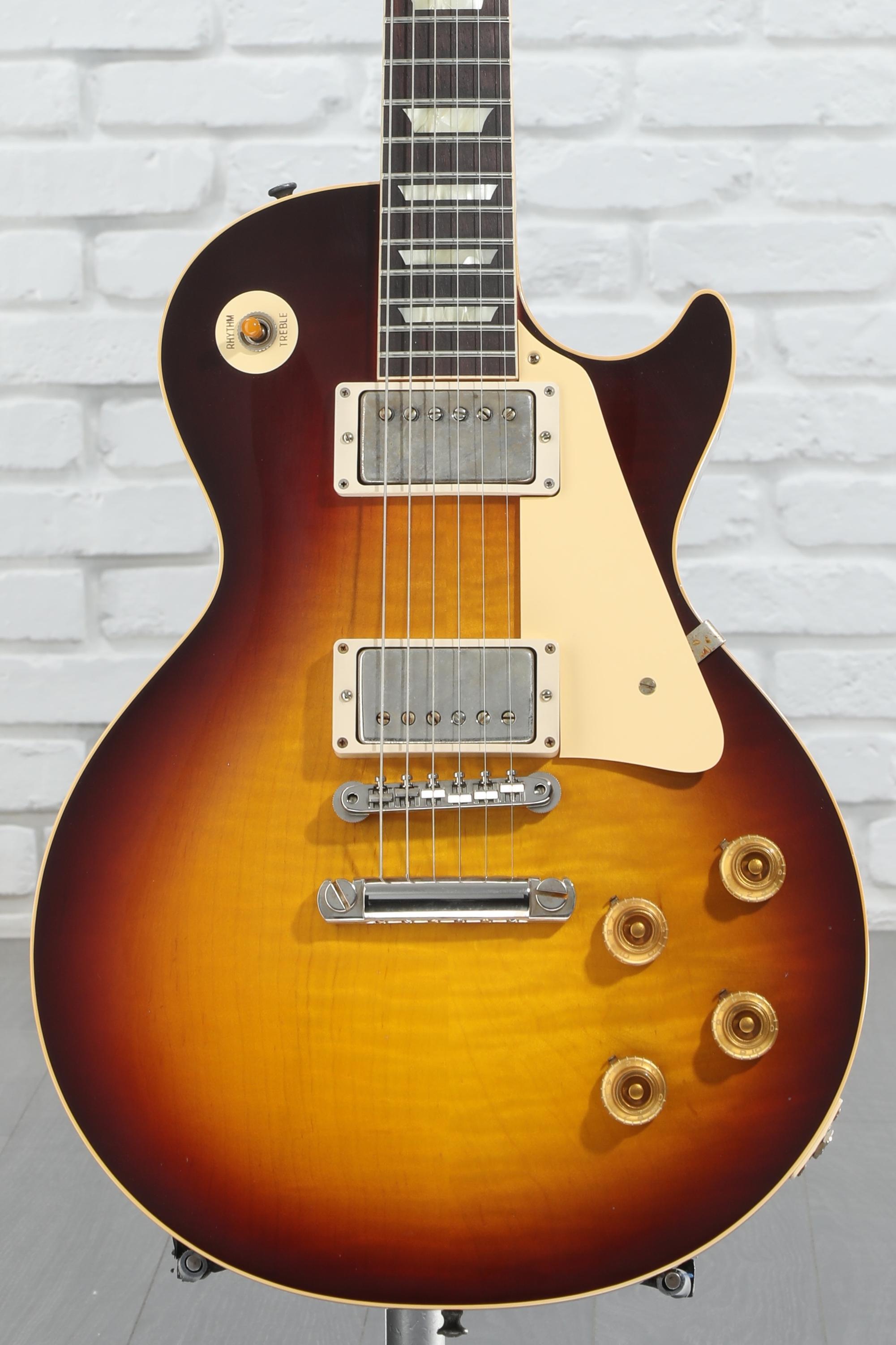 ギター Gibson 1959 Les Paul Light Aged Gibson Custom 1959 Les Paul Standard Reissue Electric Guitar