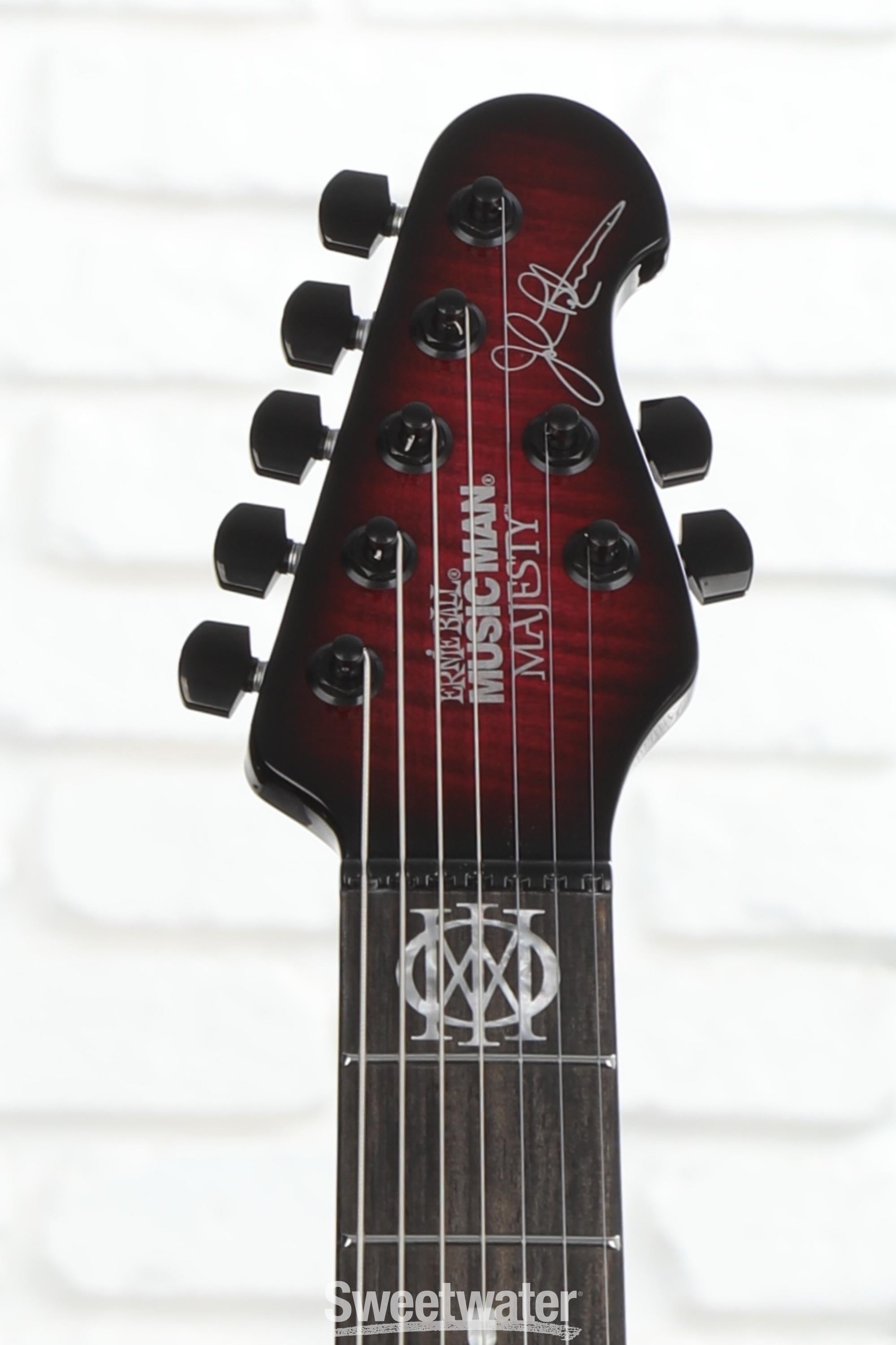 WINDY ＭＡＪＥＳＴＡ　ＲＨＡＰＳＯＤＹ　ＭＡＳＣＬＥＢＡＣＫ Majesty Maple Top | Guitars | Ernie Ball Music Man