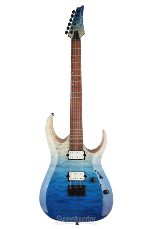 Ibanez High Performance RGA42HPQM Electric Guitar - Blue Iceberg Gradation