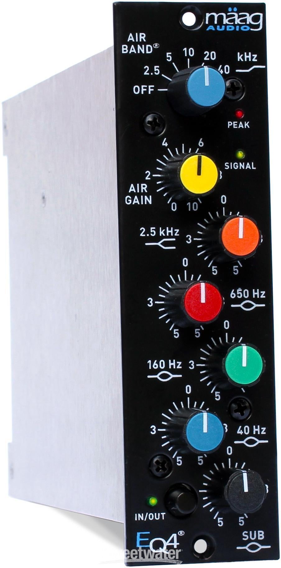 Maag Audio EQ4 500 Series 6-band Equalizer - Black | Sweetwater Maag Audio EQ4 500 Series 6-band Equalizer - Black | Sweetwater