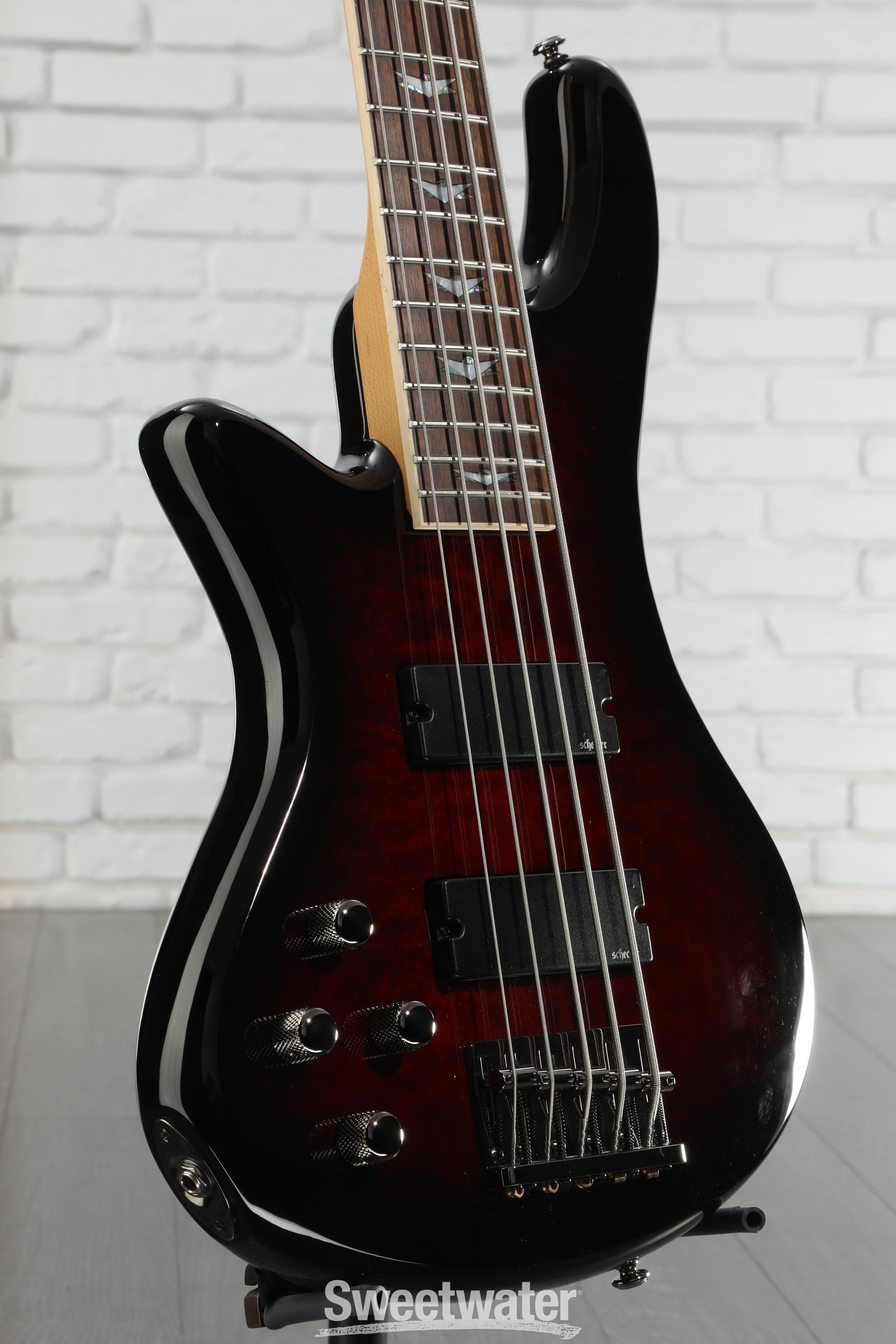 【5弦ベース】Schecter STILETTO EXTREME-5 Amazon.com: Schecter Stiletto Extreme-5 Bass Guitar, Black