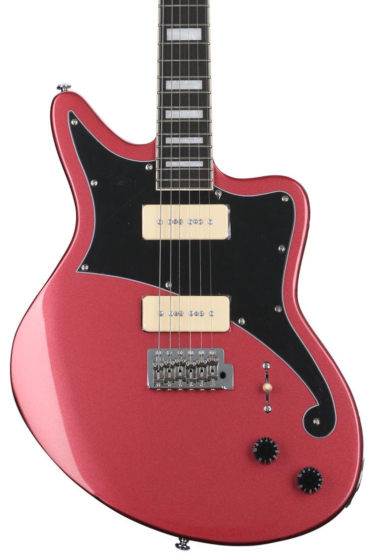 D'Angelico Premier Bedford Electric Guitar - Oxblood | Sweetwater