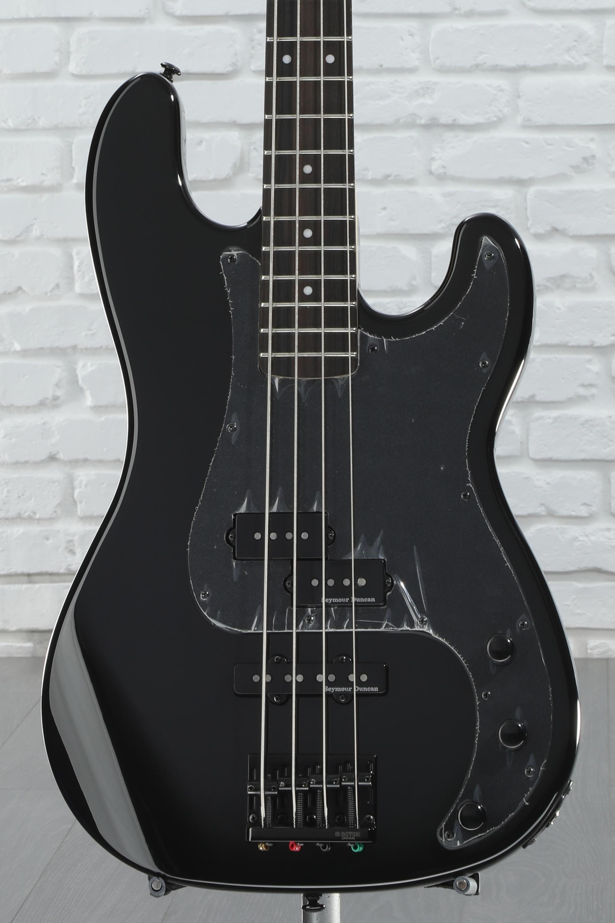 ESP LTD Surveyor '87 Bass Guitar - Black | Sweetwater