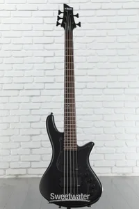 Schecter Stiletto Stealth 5 Bass Guitar - Satin Black