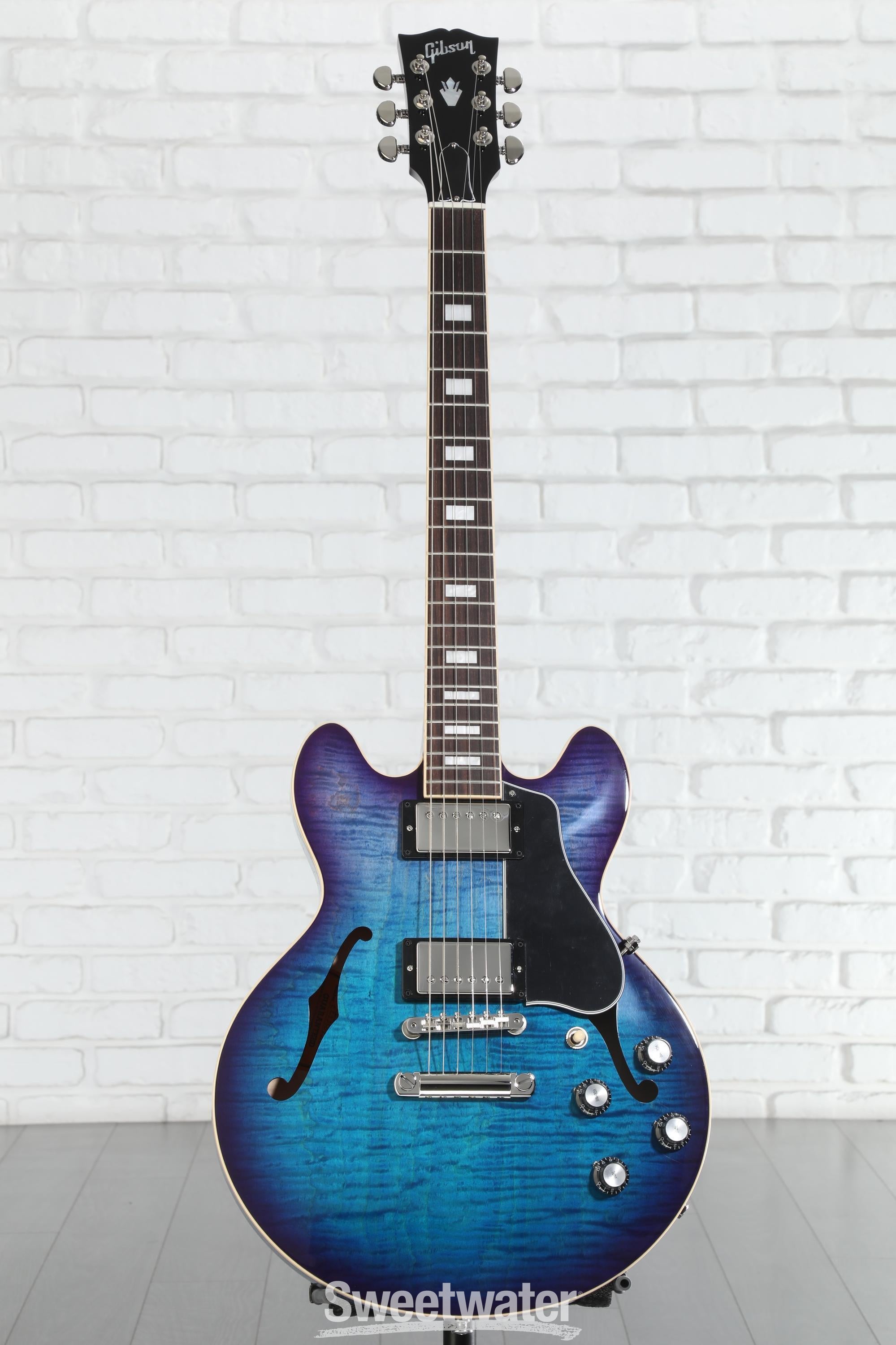 Gibson ES-339 Figured Electric Guitar - Blueberry Burst | Sweetwater