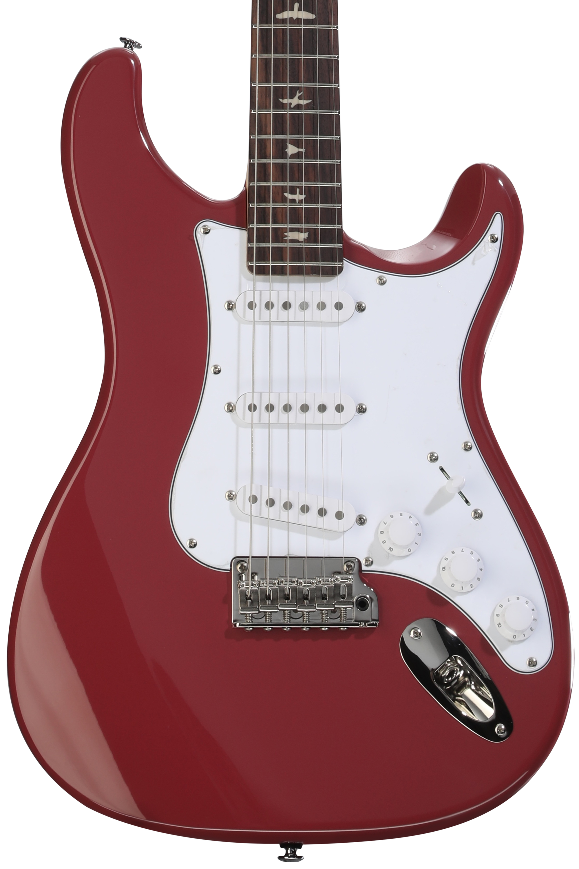 PRS SE Silver Sky Electric Guitar - Derby Red with Rosewood