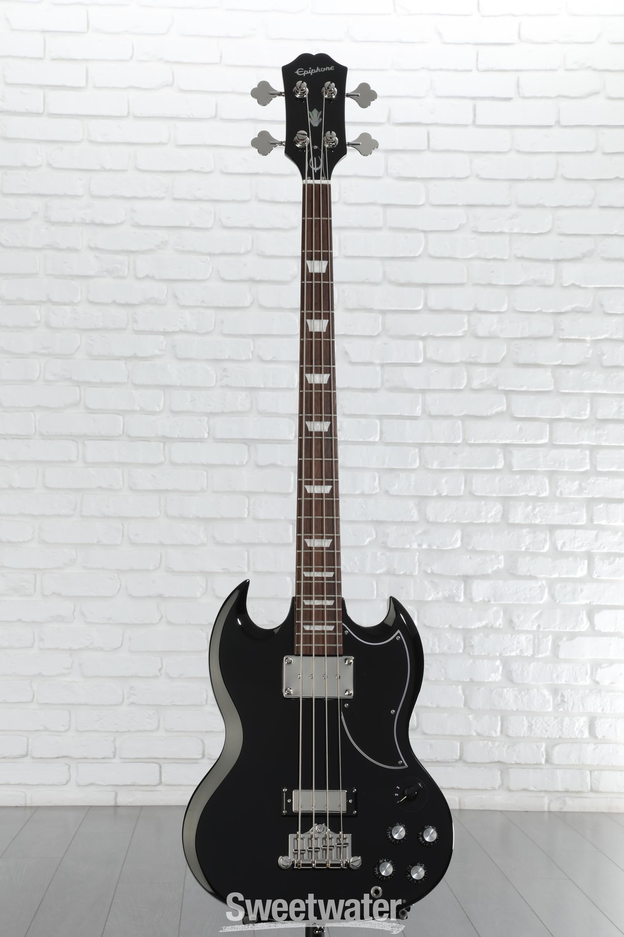 Epiphone EB-3 SGベース Amazon.com: Epiphone EB3 Electric Bass Guitar, Ebony