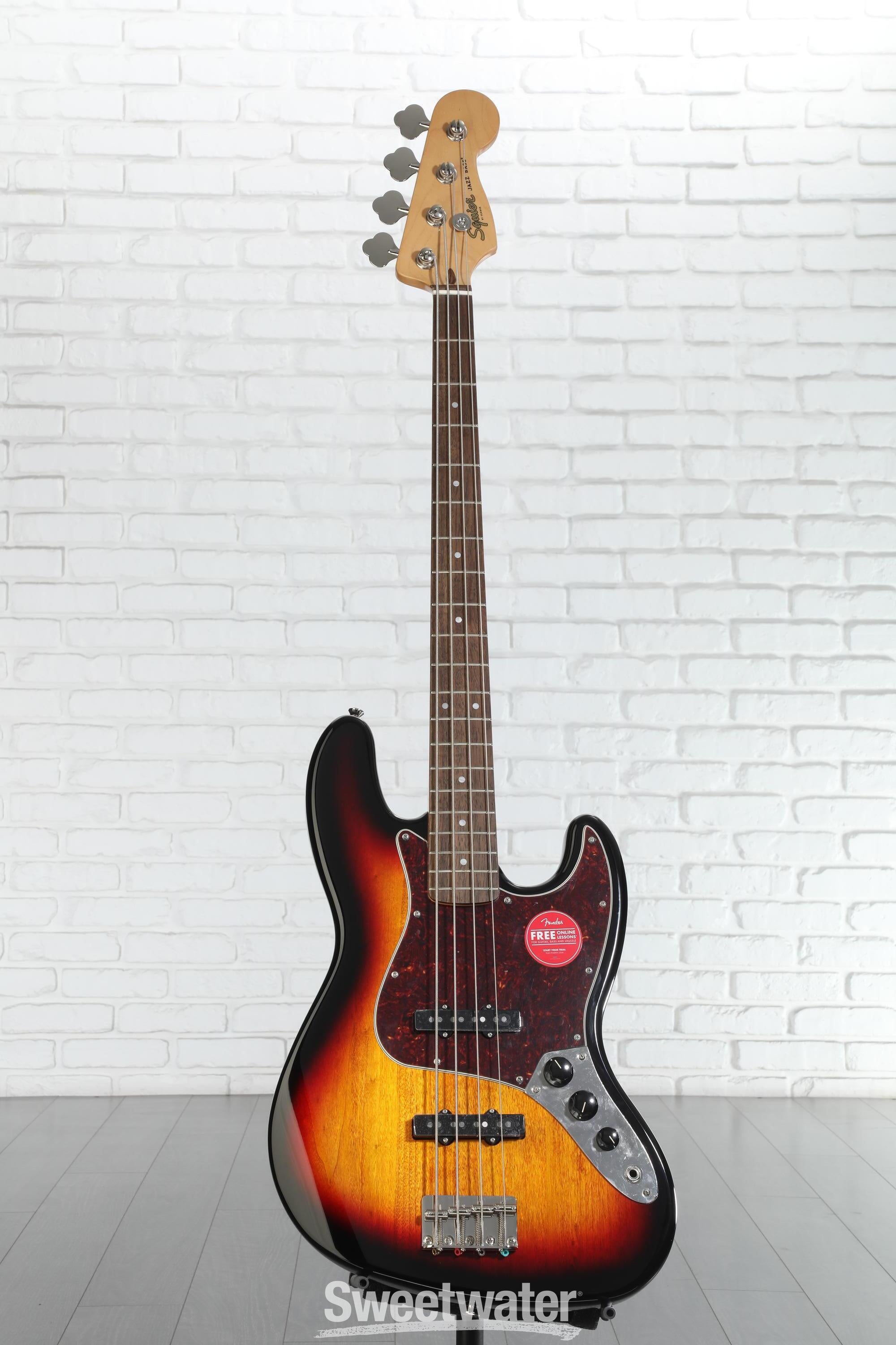 Squier Classic Vibe '60s Jazz Bass - 3-Tone Sunburst | Sweetwater