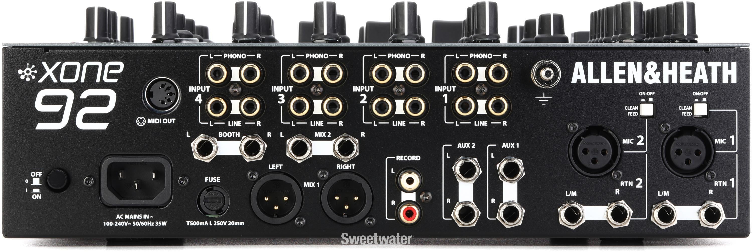 Xone:92 DJミキサー 4チャンネル Amazon.com: Allen & Heath Xone:92 Mk2 Analog 4-channel DJ
