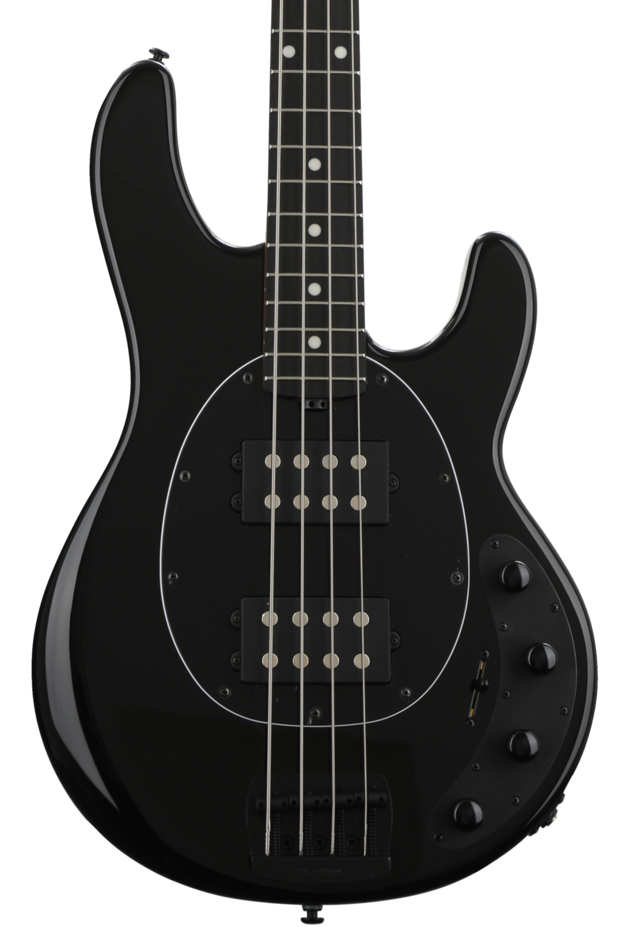 Ernie Ball Music Man StingRay Special HH Bass Guitar - Jet Black