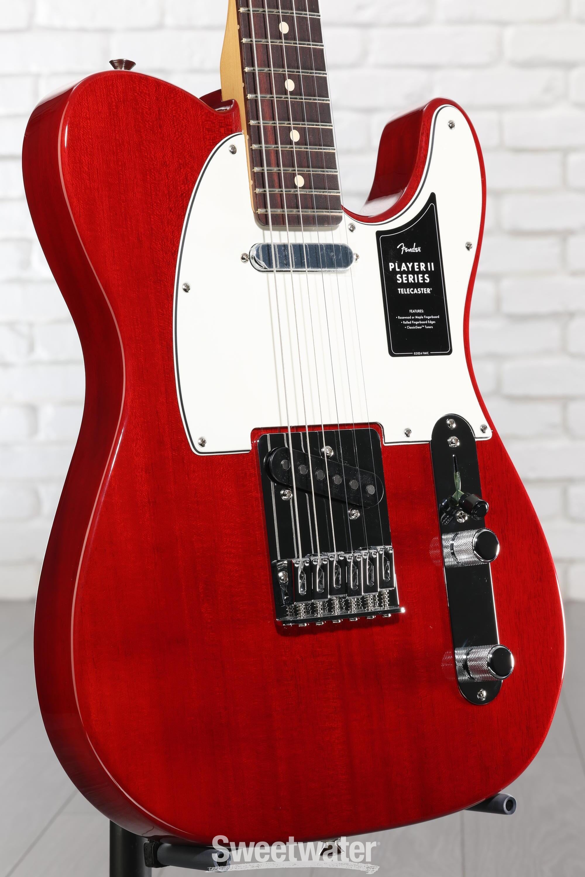 Fender Player II Telecaster Electric Guitar - Transparent Cherry