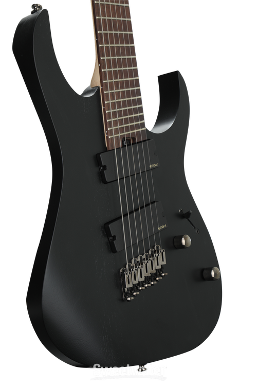 Ibanez RGIM7MH Iron Label Fanned Fret 7 String, Weathered
