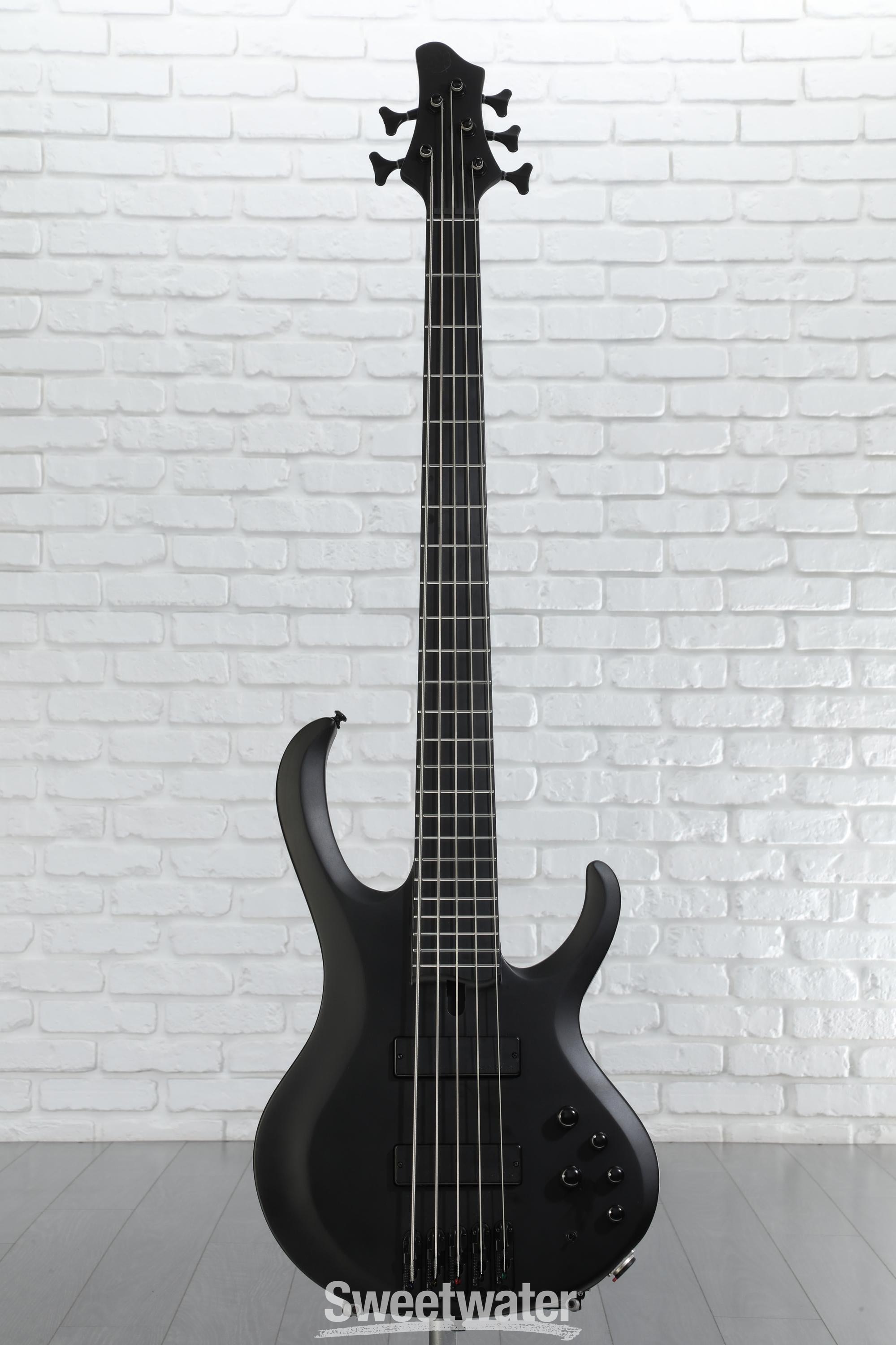 Ibanez Iron Label BTB652EX - Black Flat | Sweetwater
