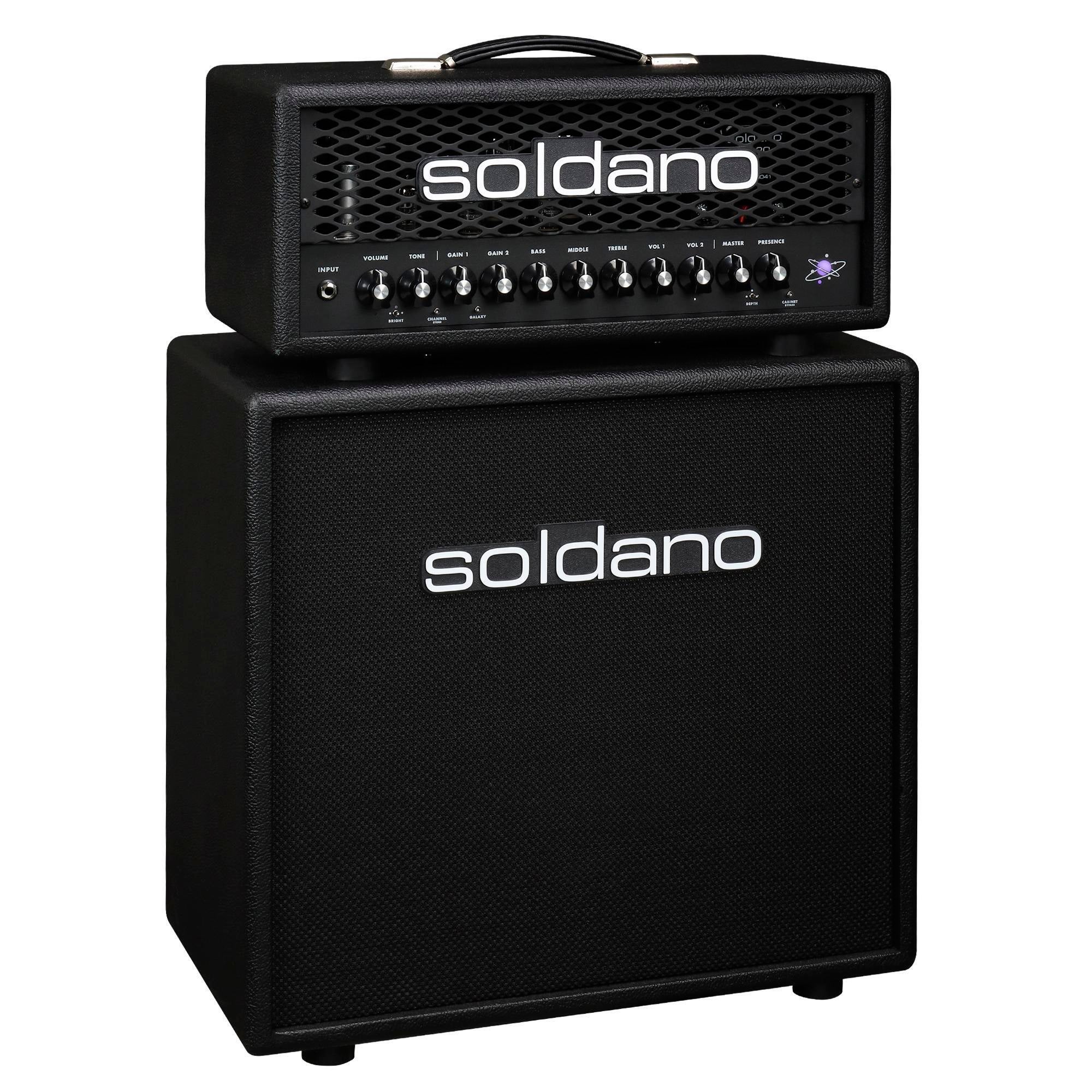 Photo of Soldano Astro-20 20-watt 3-channel Tube Head with 1 x 12" Cabinet - Black