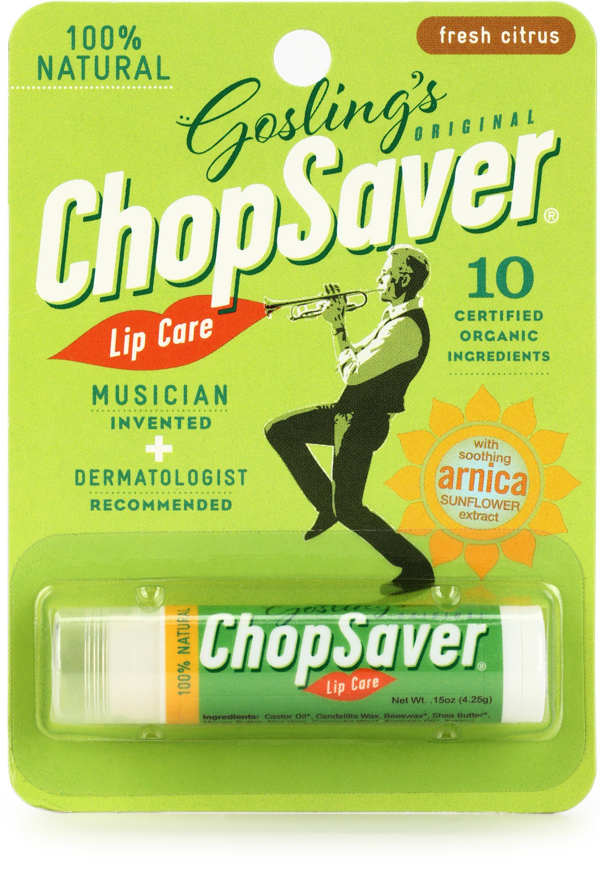 Goslings Original ChopSaver SPF 15 Lip Care All Natural Lip Balm with SPF  0.15 Oz (Pack of 6)