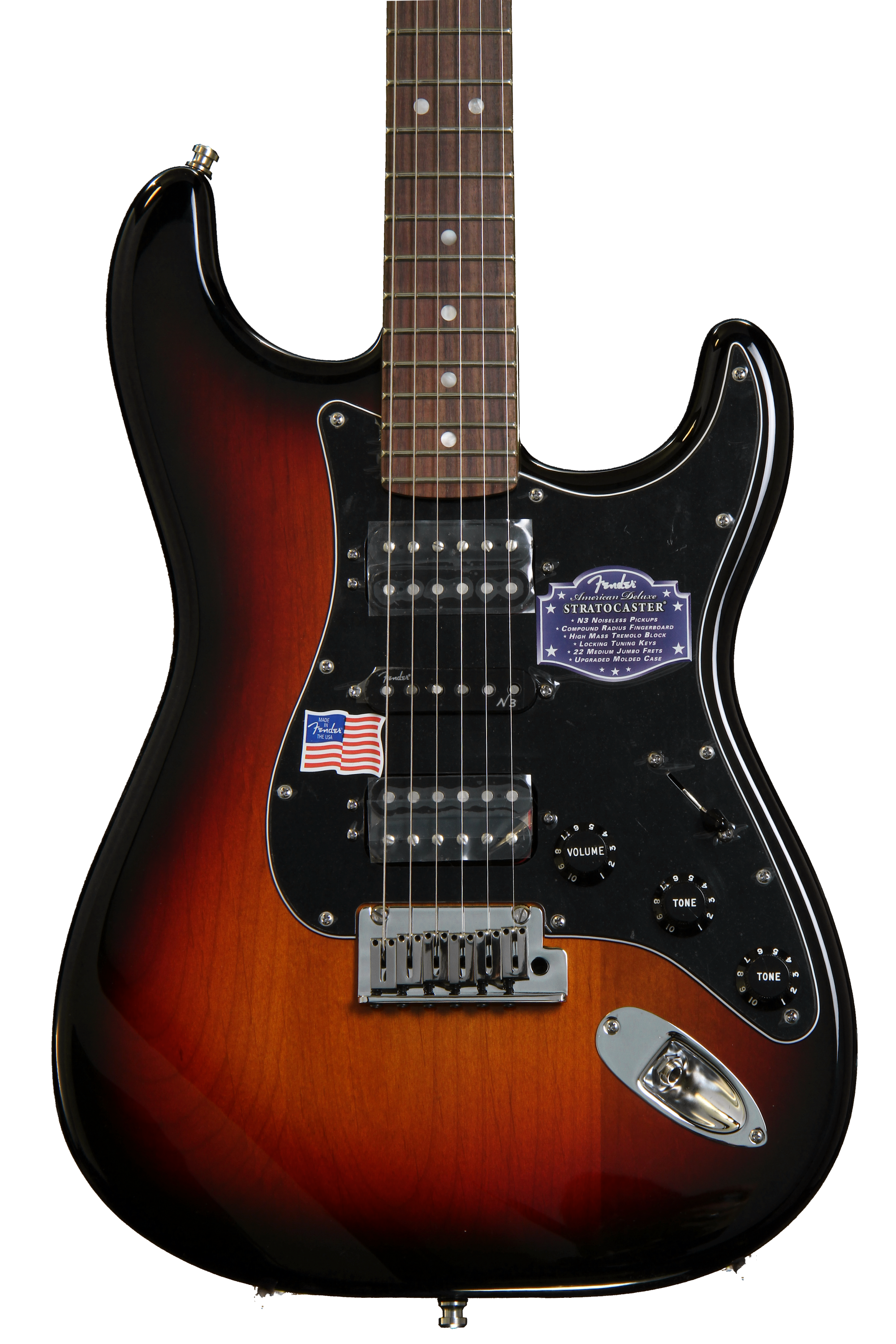 【Fender USA】 American Deluxe Strato Fender American Deluxe Stratocaster HSH - 3-Color Sunburst