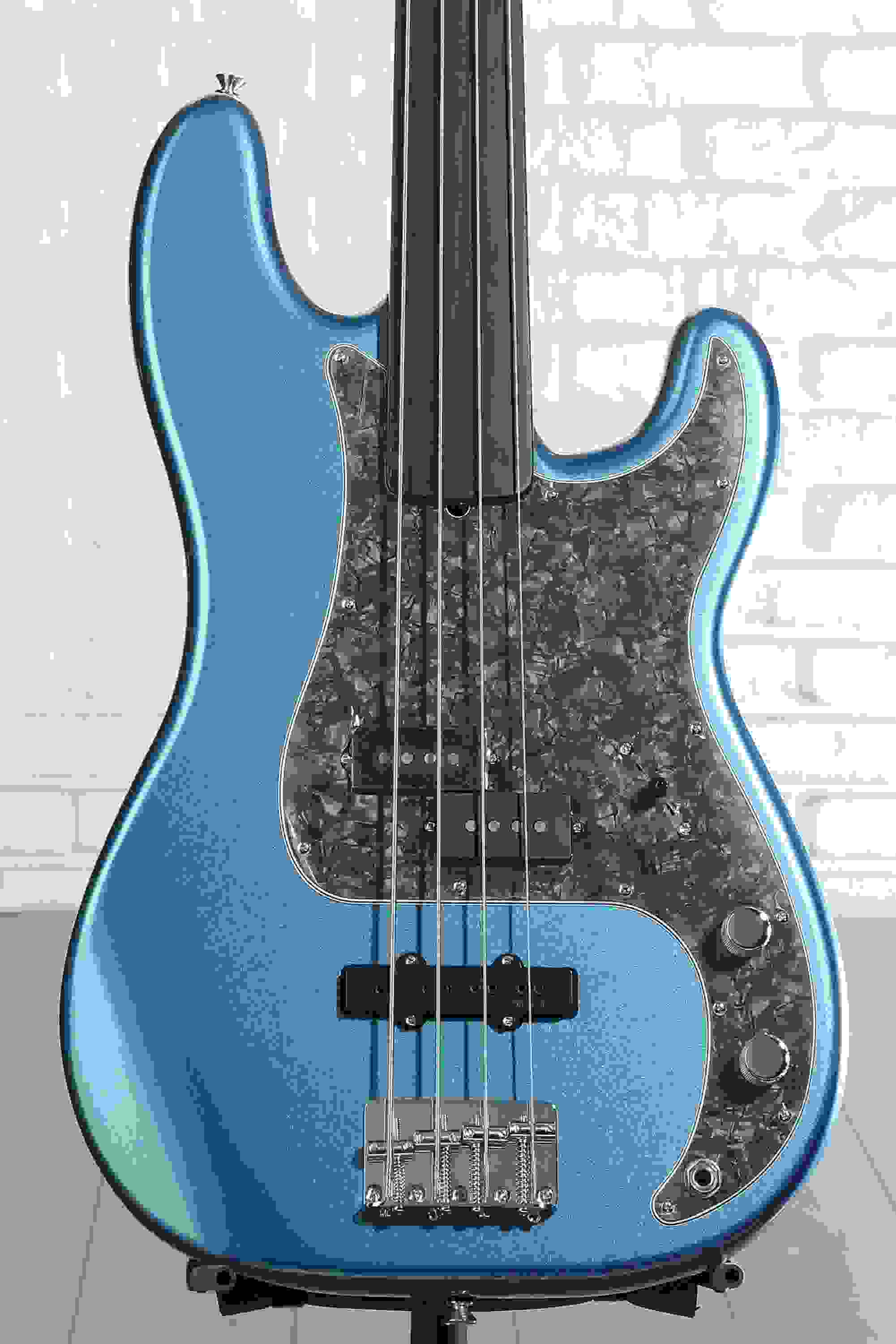 Fender Tony Franklin Fretless Precision Bass - Lake Placid Blue