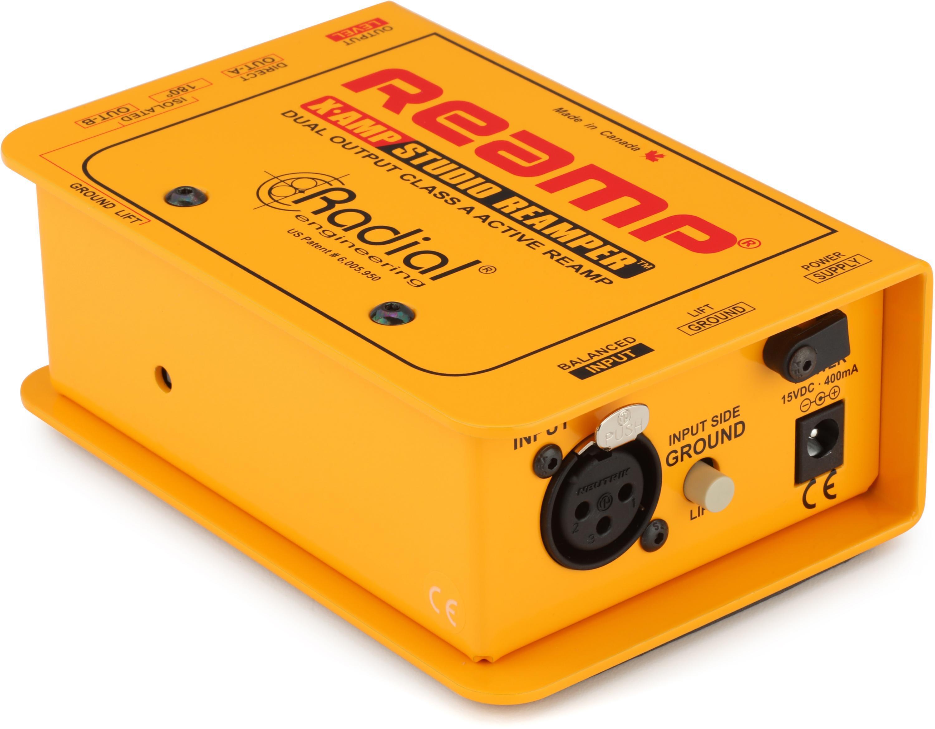 Radial X-Amp 1-in 2-out Active Re-Amping Device | Sweetwater