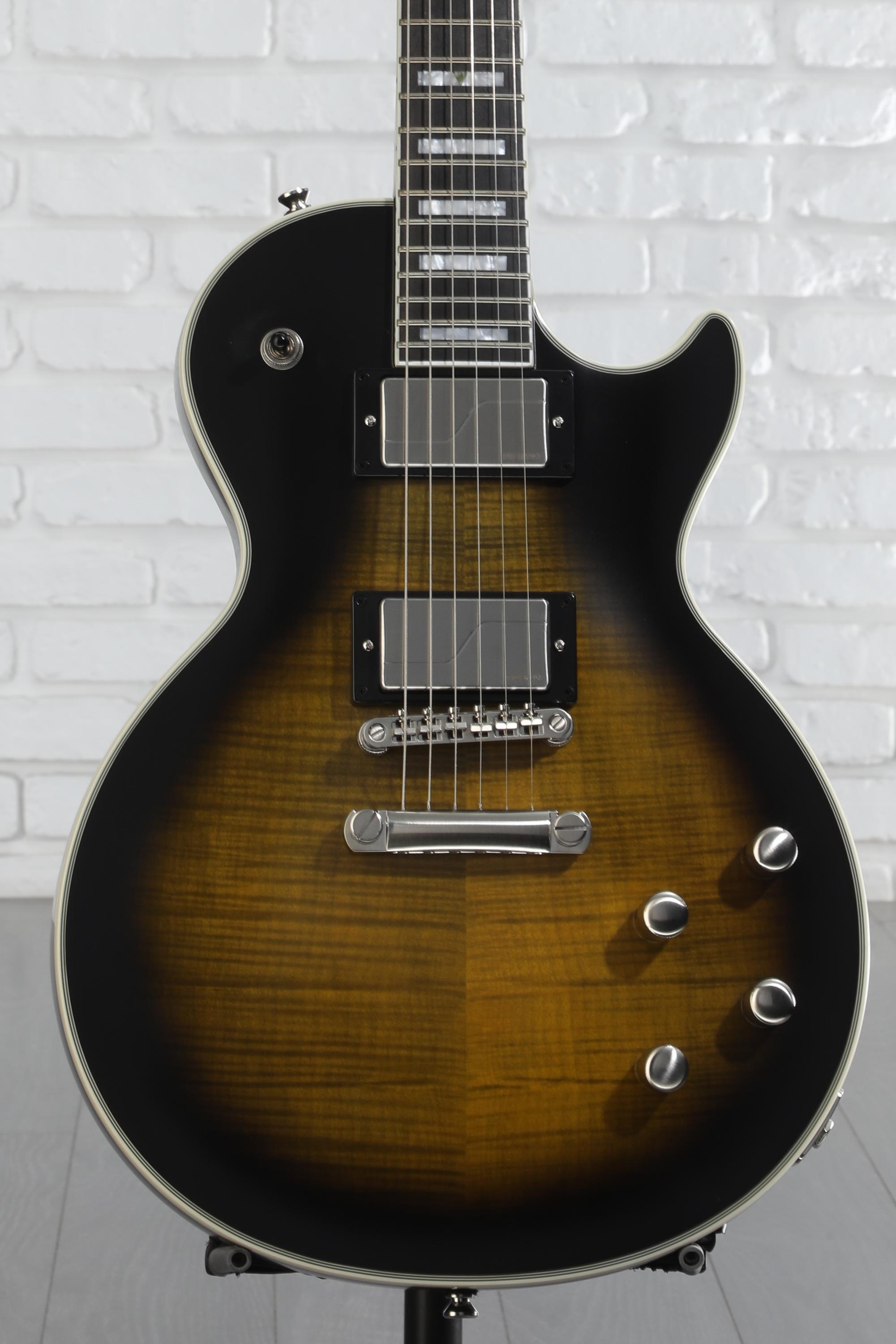 Epiphone Les Paul Prophecy Electric Guitar - Olive Tiger Aged