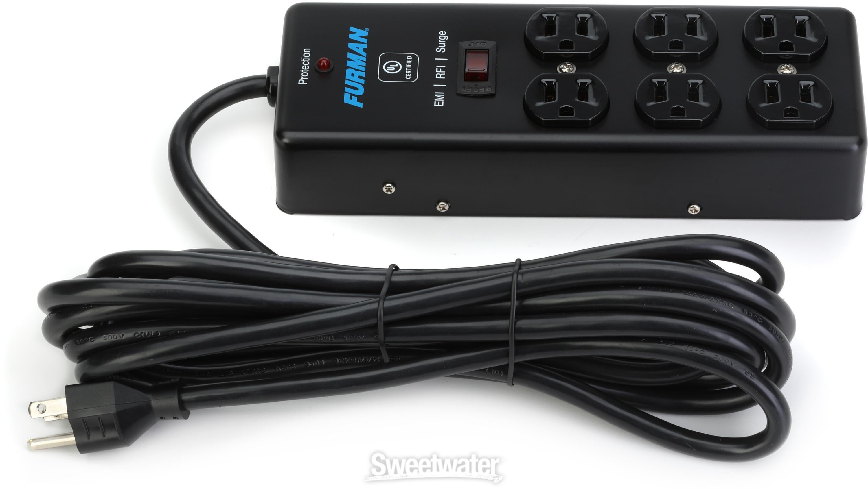 Furman SS-6B 6-outlet Surge Suppressor Strip (2-pack) | Sweetwater