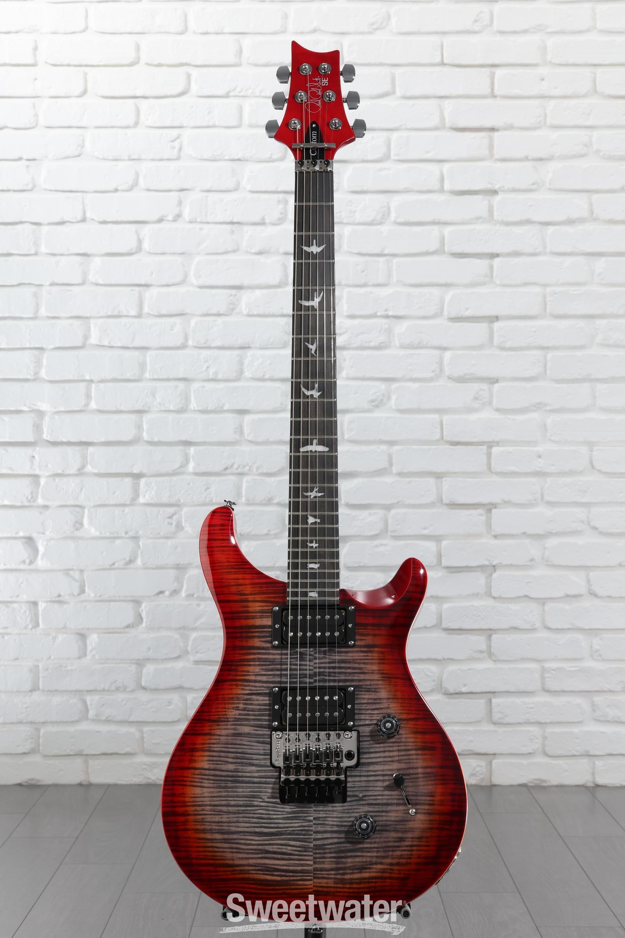v*s様 PRS SE Custom24 Floyd charcoal burs PRS SE Custom 24 Floyd Electric Guitar - Charcoal Cherry Burst