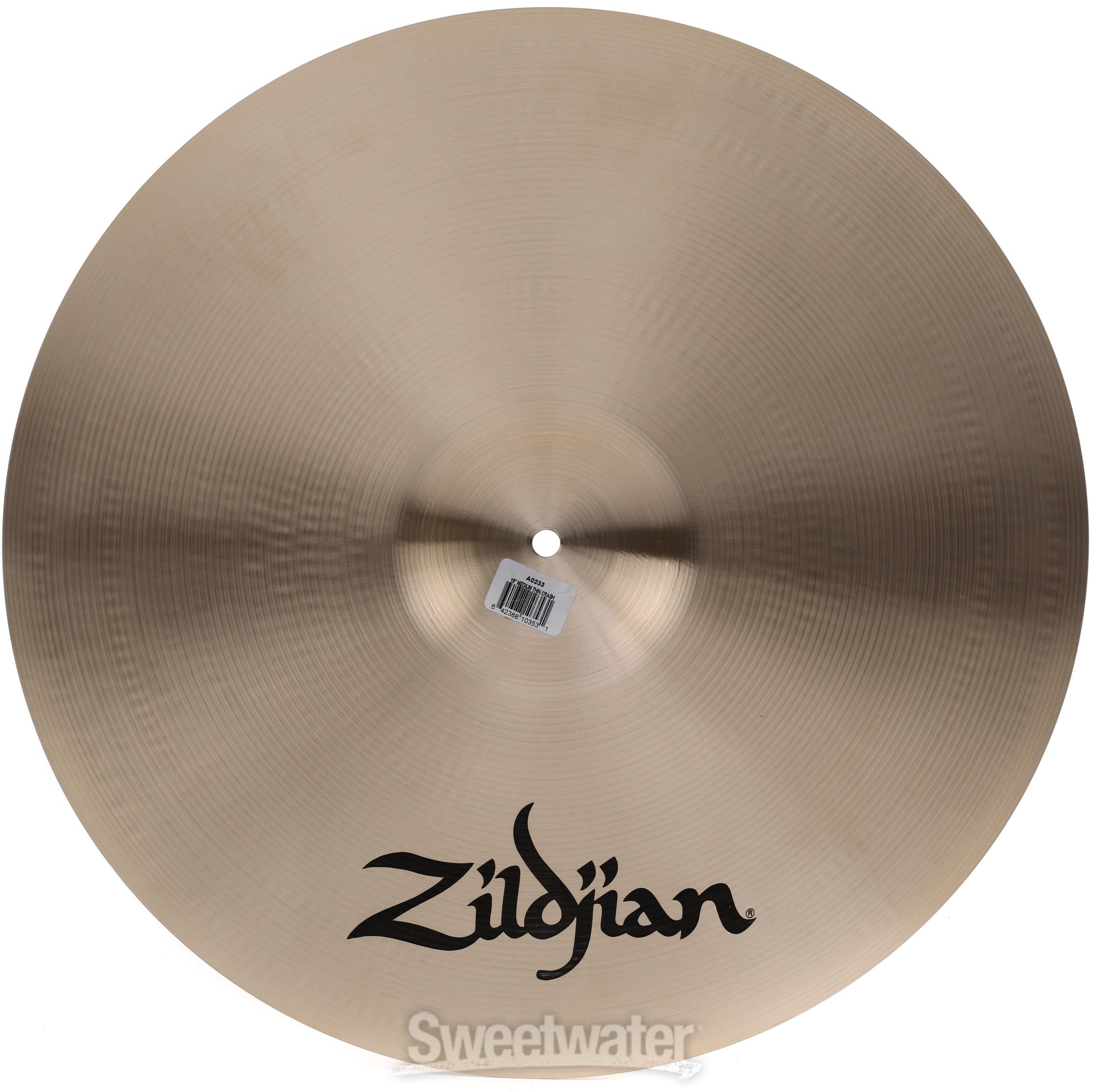 Zildjian 19 inch A Zildjian Medium-thin Crash Cymbal | Sweetwater