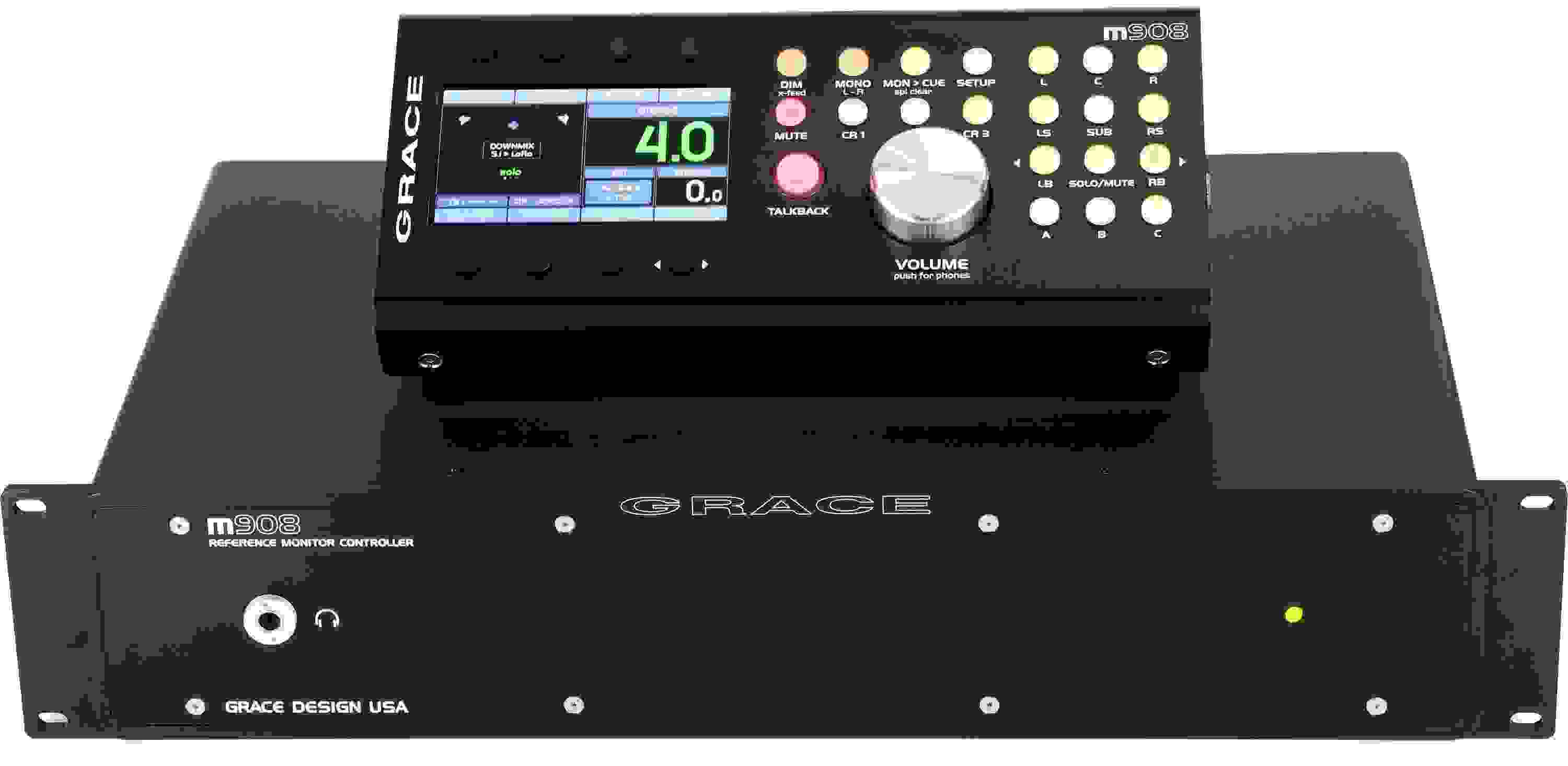 Grace Design m908 Surround Monitor Controller with 1x Preinstalled Dante Card