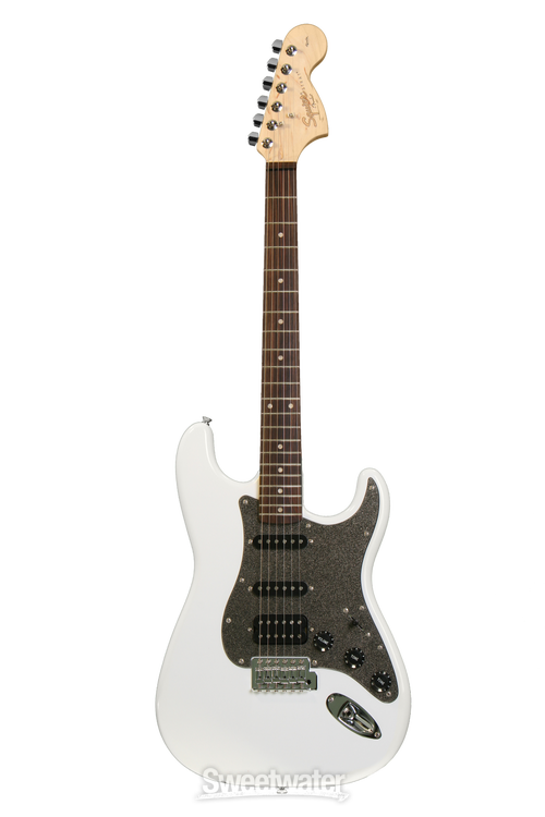 Squier Affinity Stratocaster HSS - Olympic White with Squier Affinity Stratocaster HSS - Olympic White with