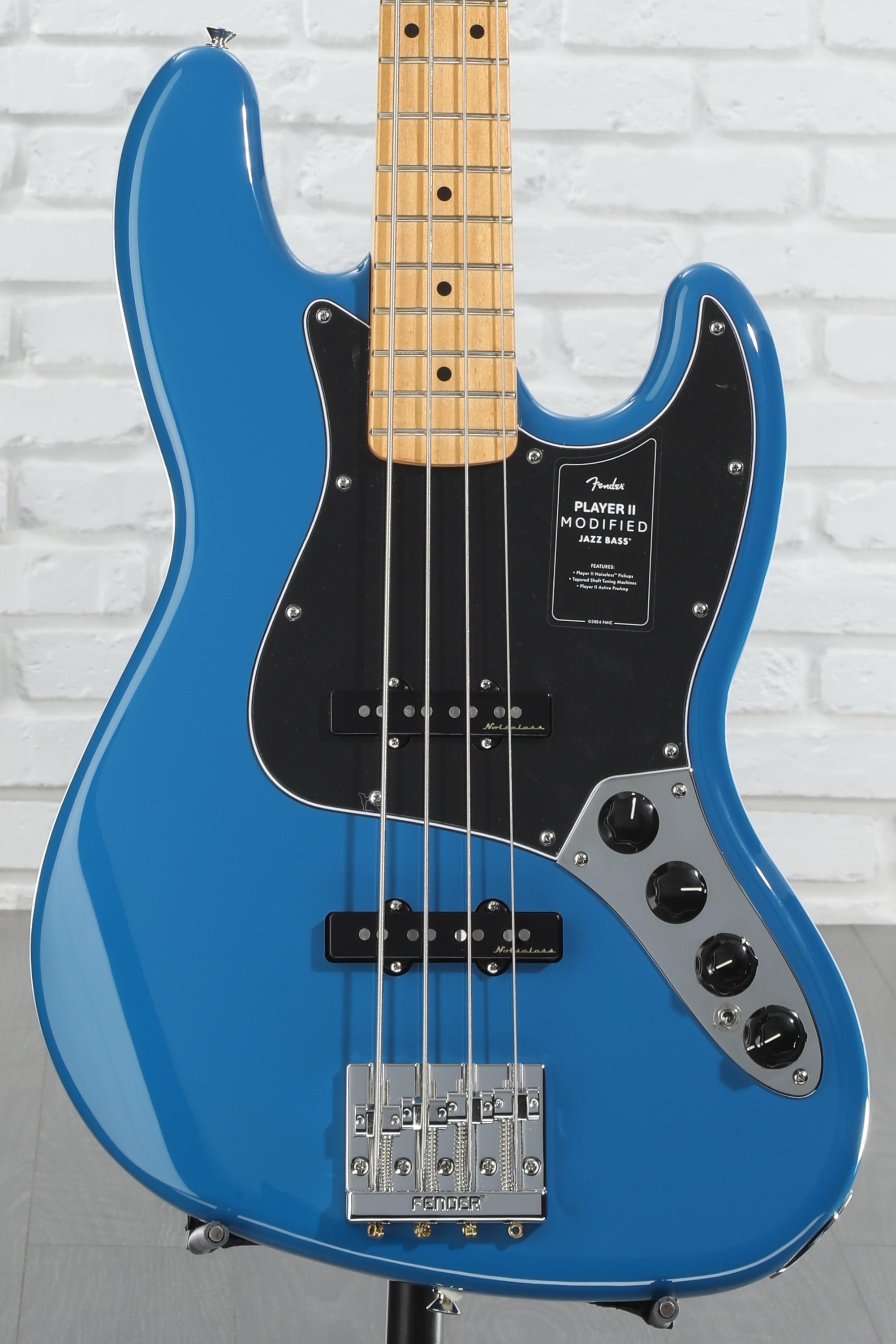 Fender Player II Modified Active Jazz Bass - Electric Blue, Maple