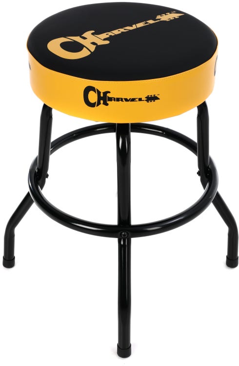 Charvel - Guitar Logo Barstool Black/yellow 24 Tabourets