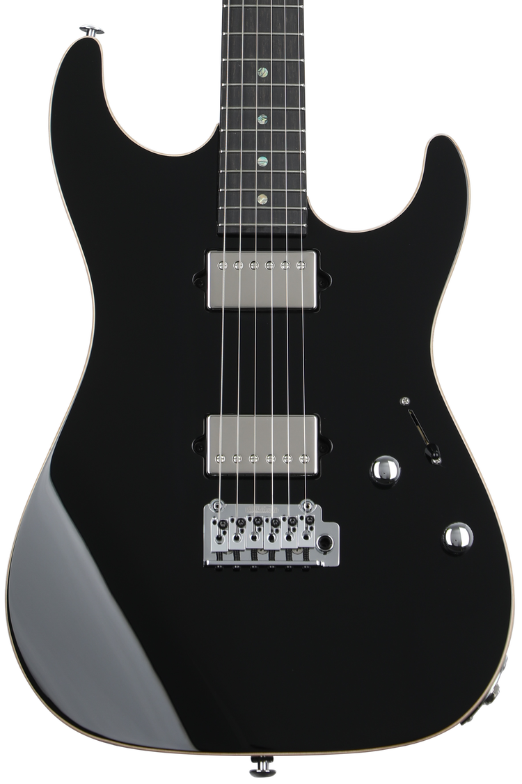 Suhr Custom Standard S HH Electric Guitar - Black | Sweetwater