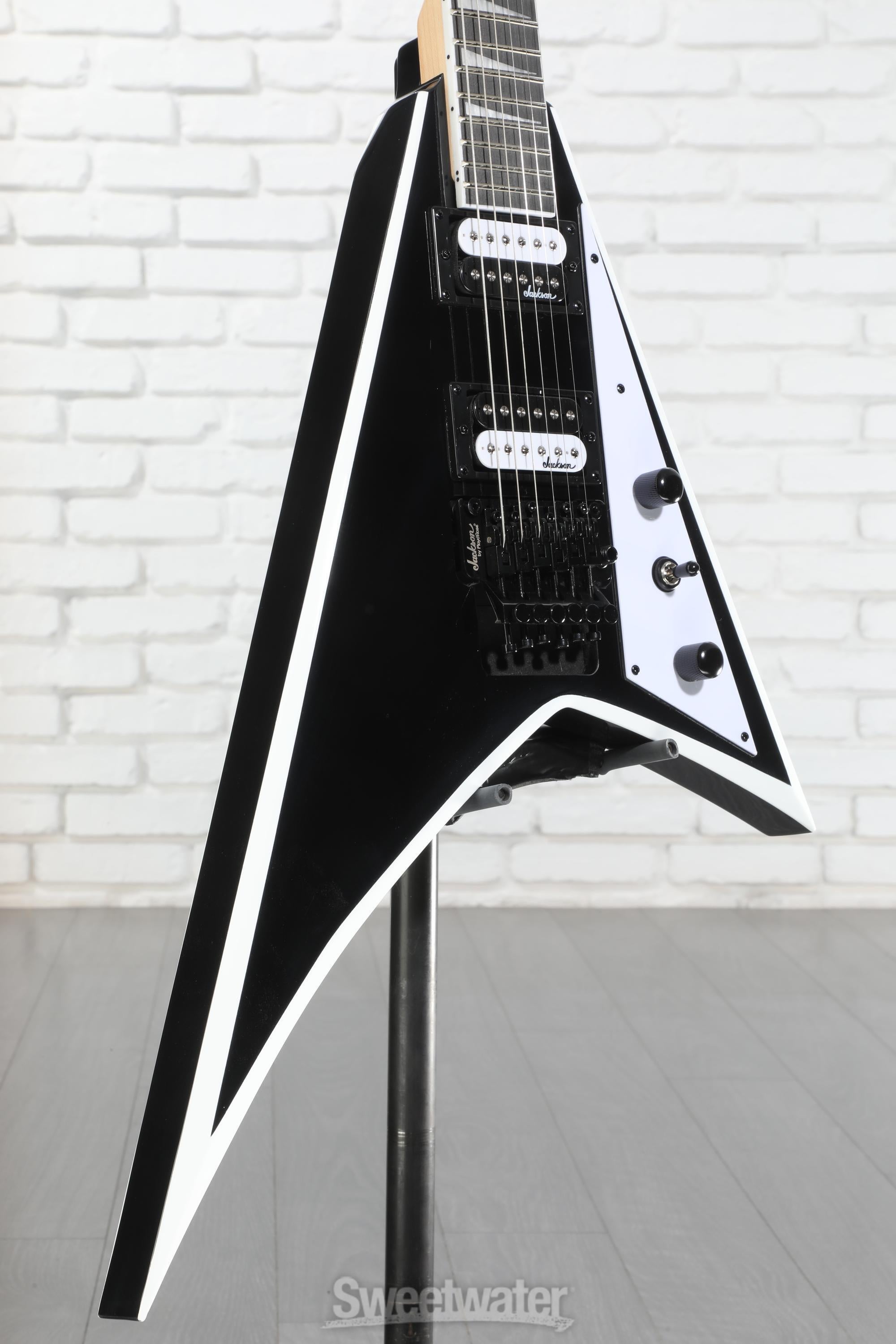 Jackson Rhoads JS32 Electric Guitar - Black with White