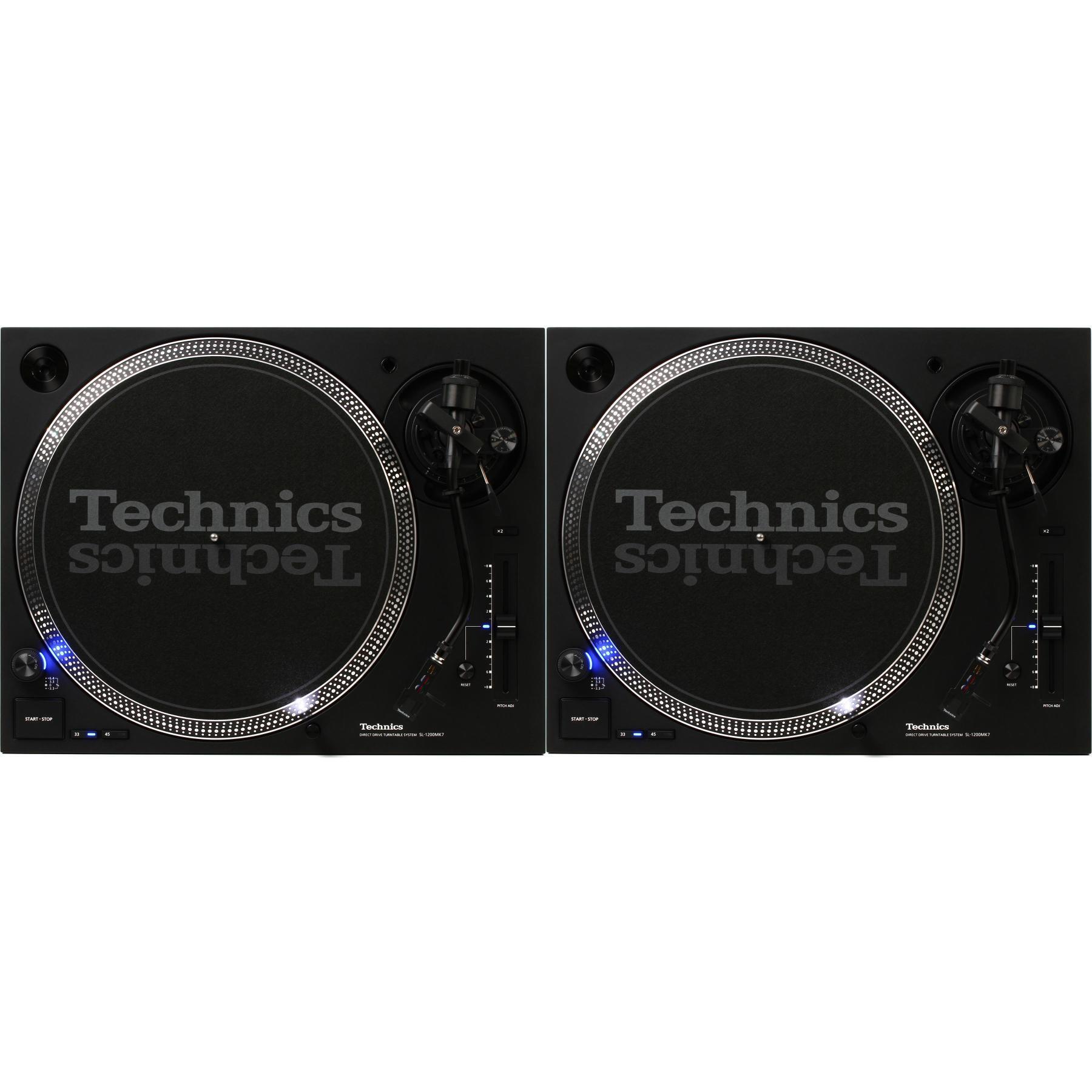 Technics SL-1200MK7 Direct Drive Professional Turntable - Pair