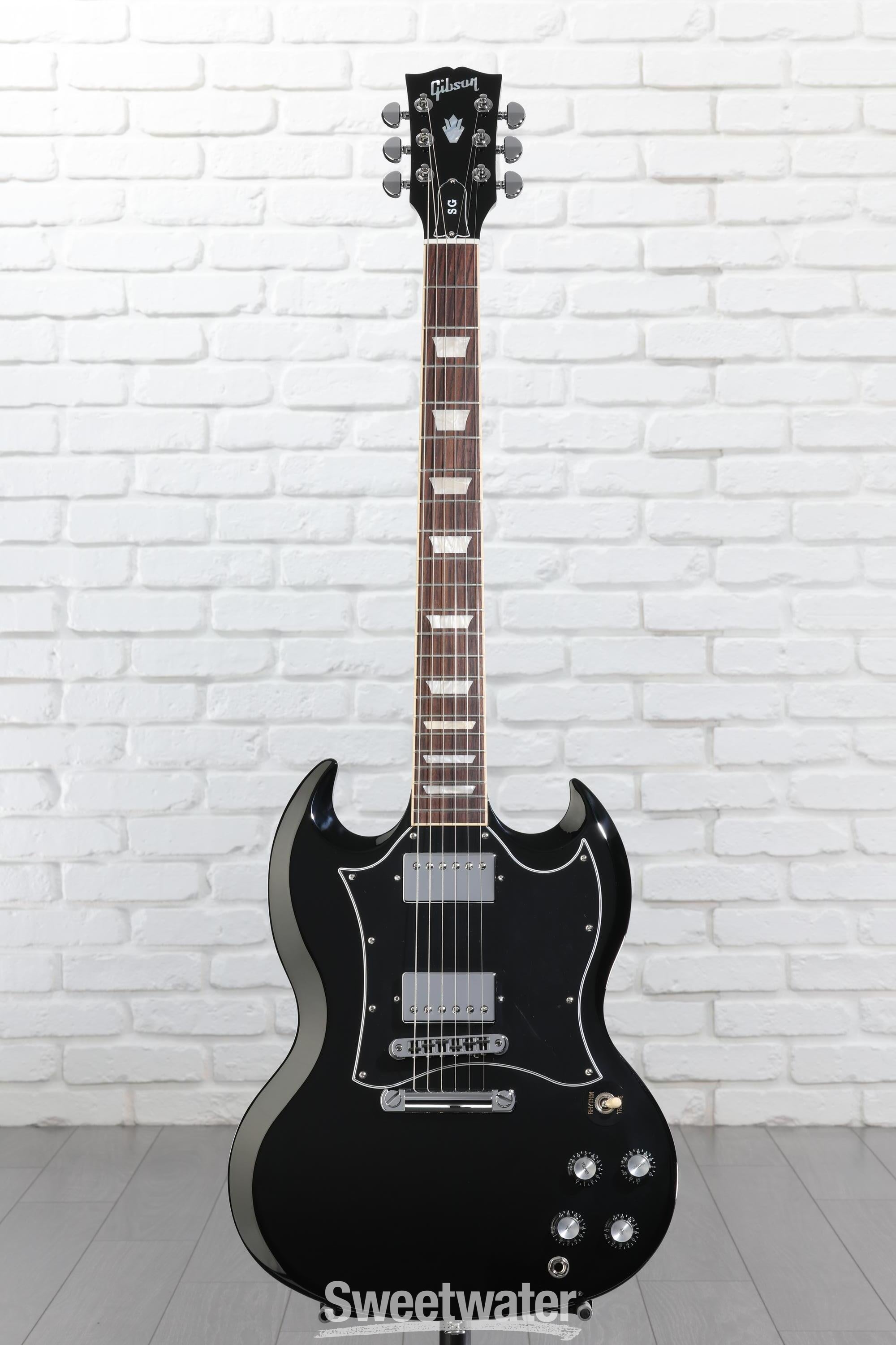 Gibson SG standard ebony 2022年製 mod Gibson SG Standard 61 w/ Stoptail Ebony 2022 – Chicago Music