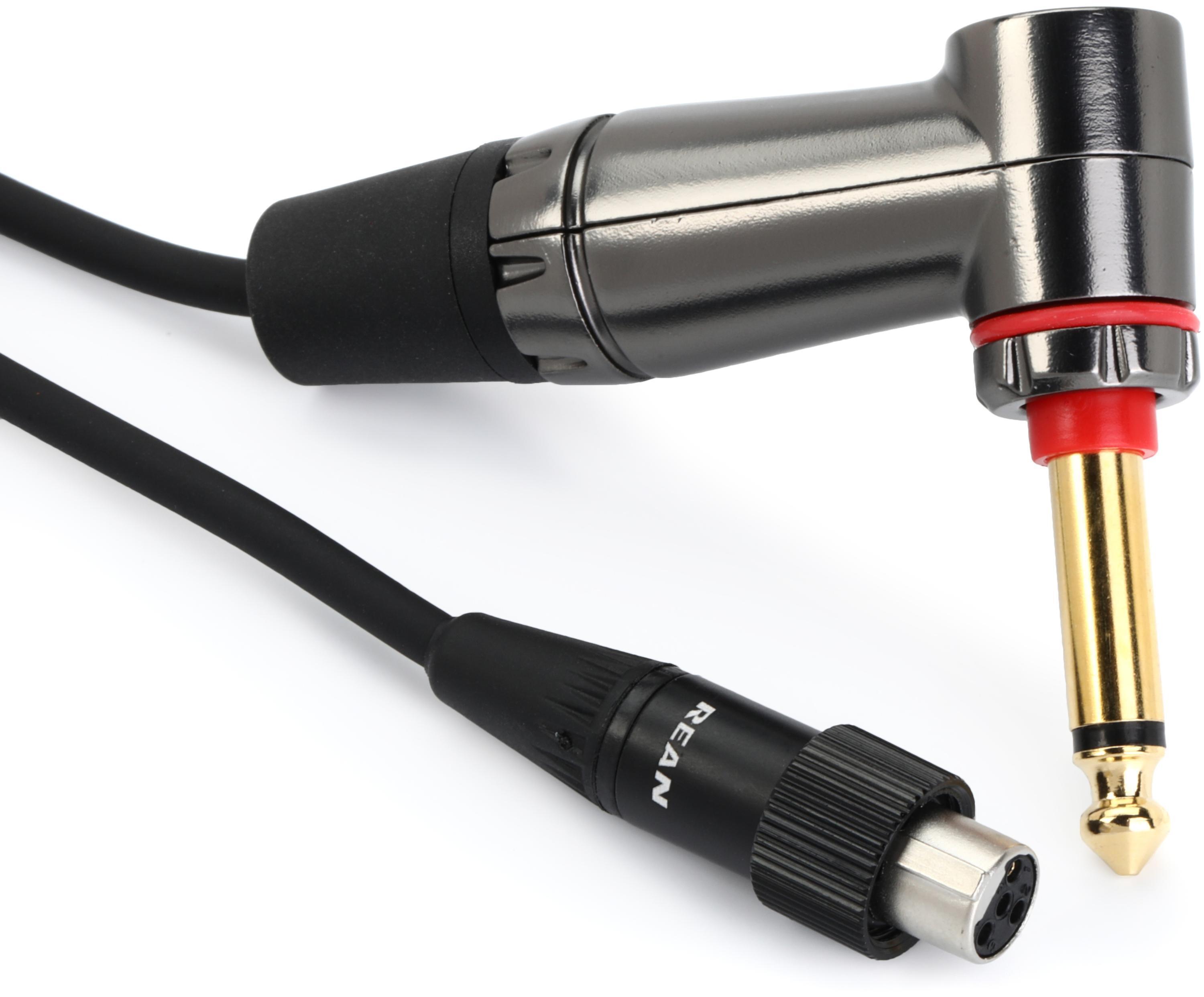 Photo of Gator Cableworks Headliner Series Instrument Cable for Wireless Bodypack Transmitter - 3 foot
